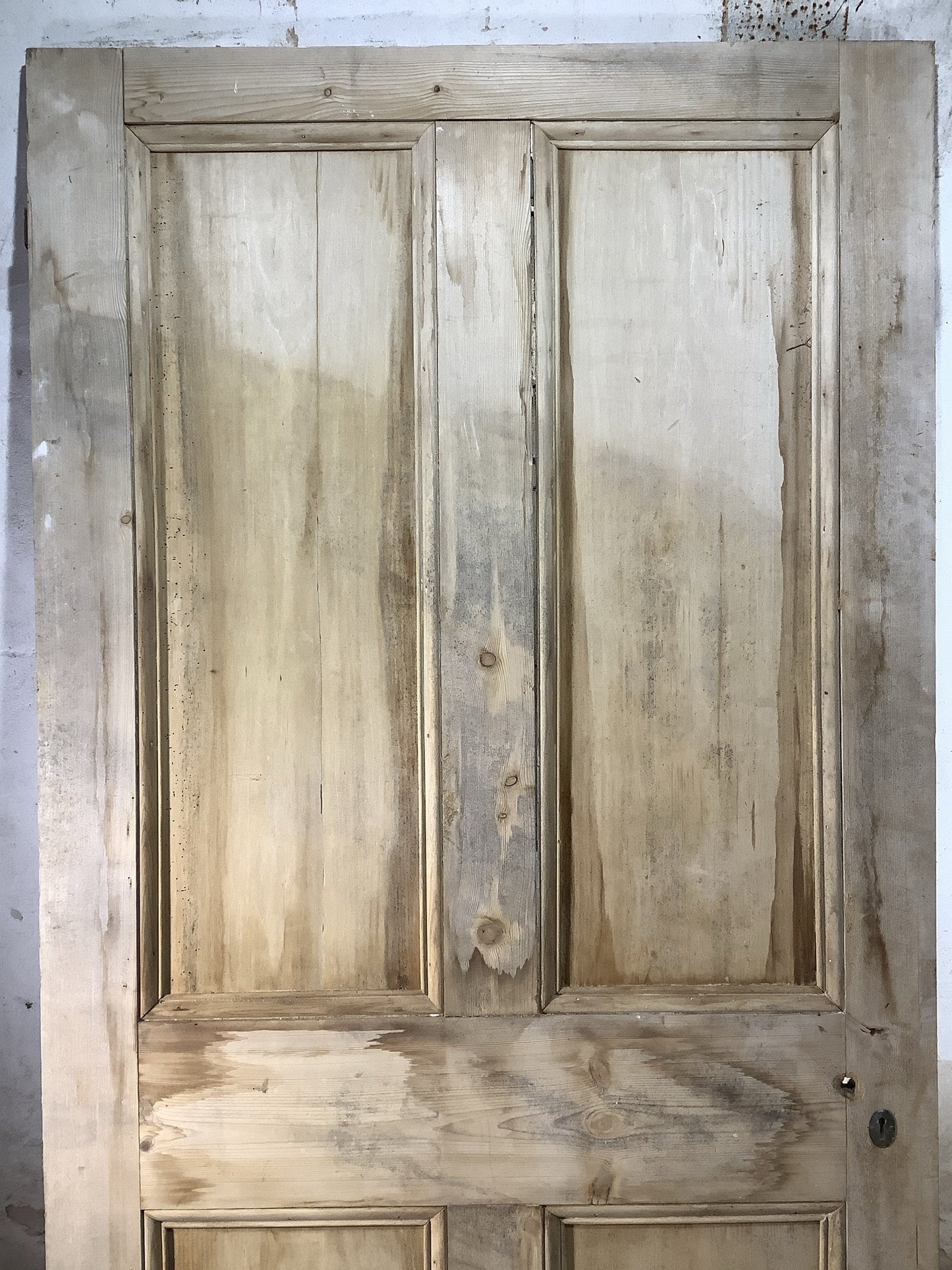 2nd Pic Victorian Internal Stripped  Pine Reclaimed Door