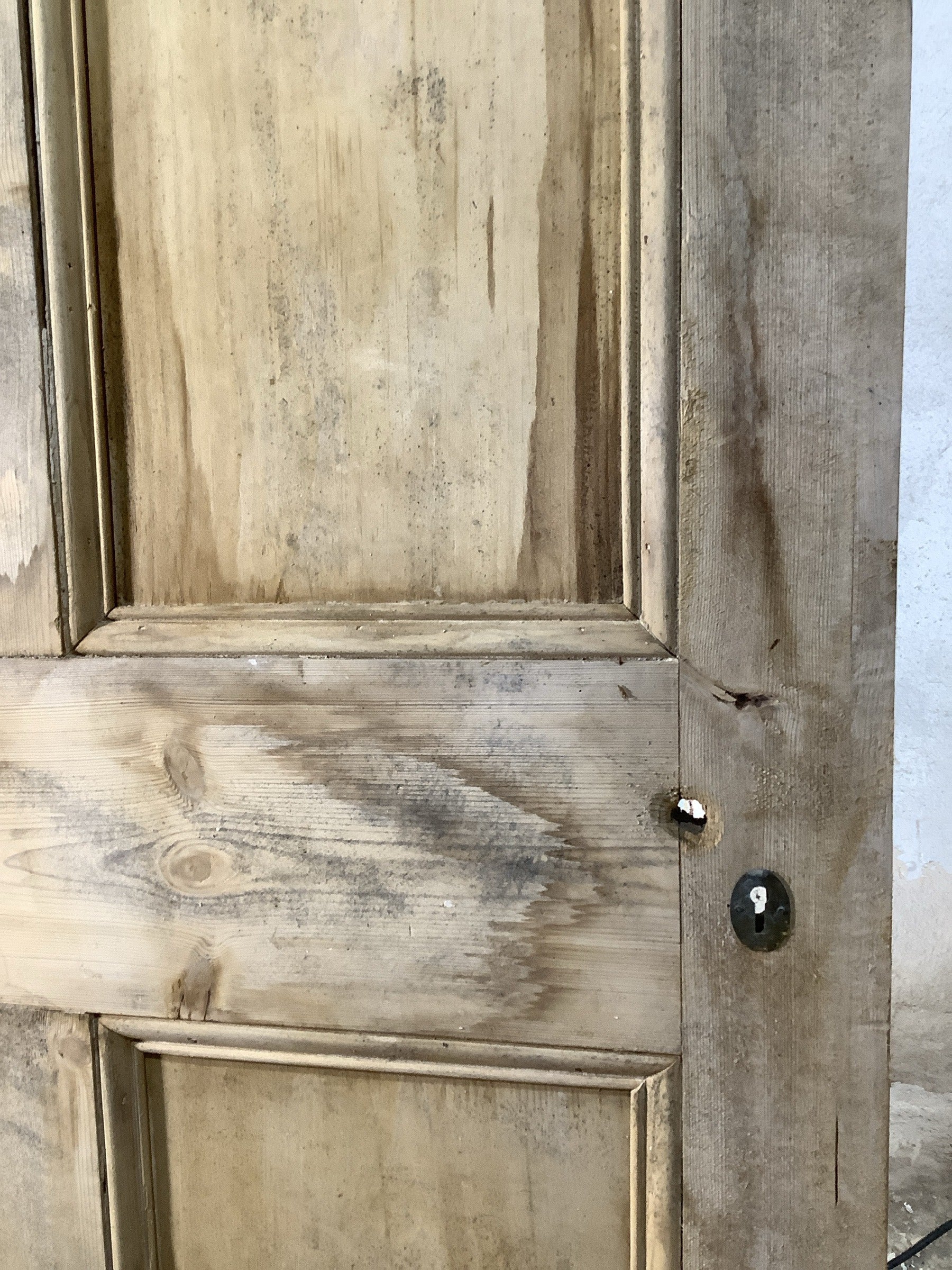 4th Pic Victorian Internal Stripped  Pine Reclaimed Door