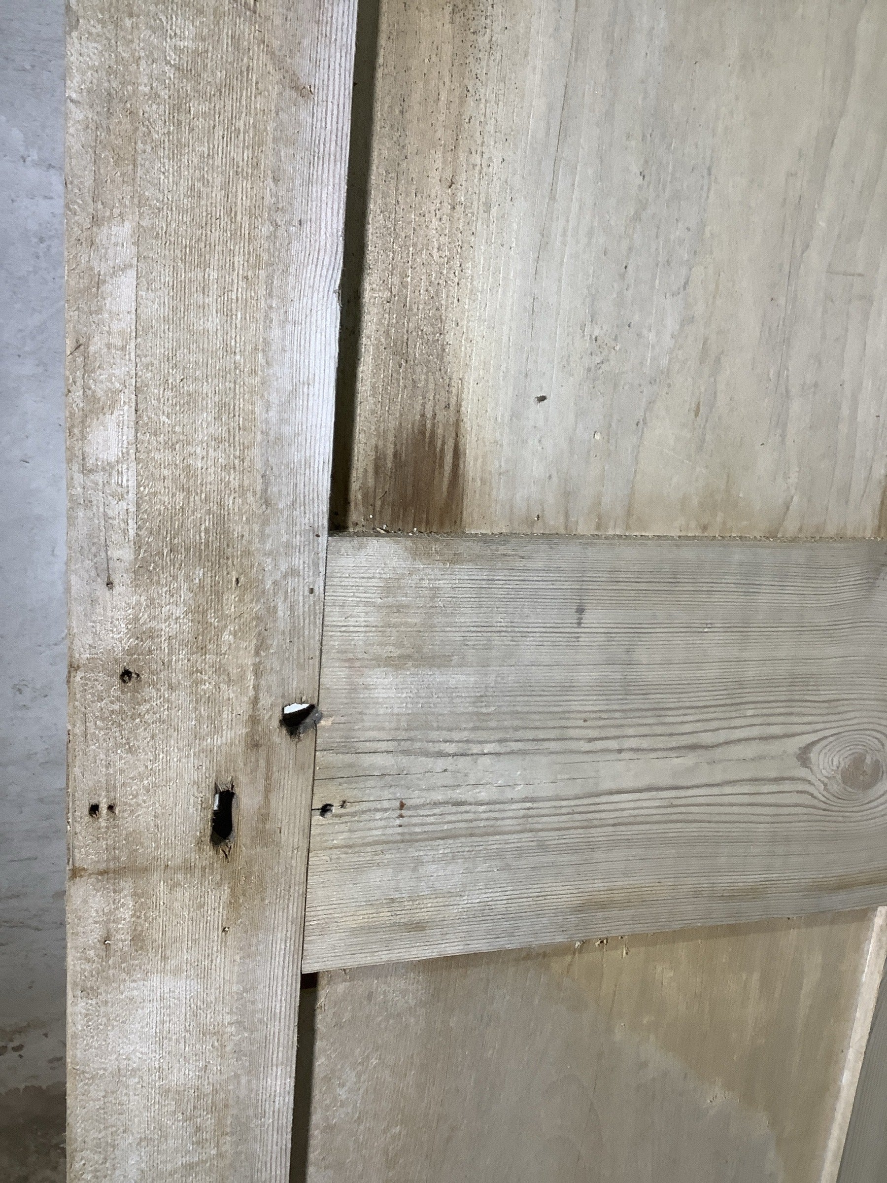 11th Pic Victorian Internal Stripped  Pine Reclaimed Door