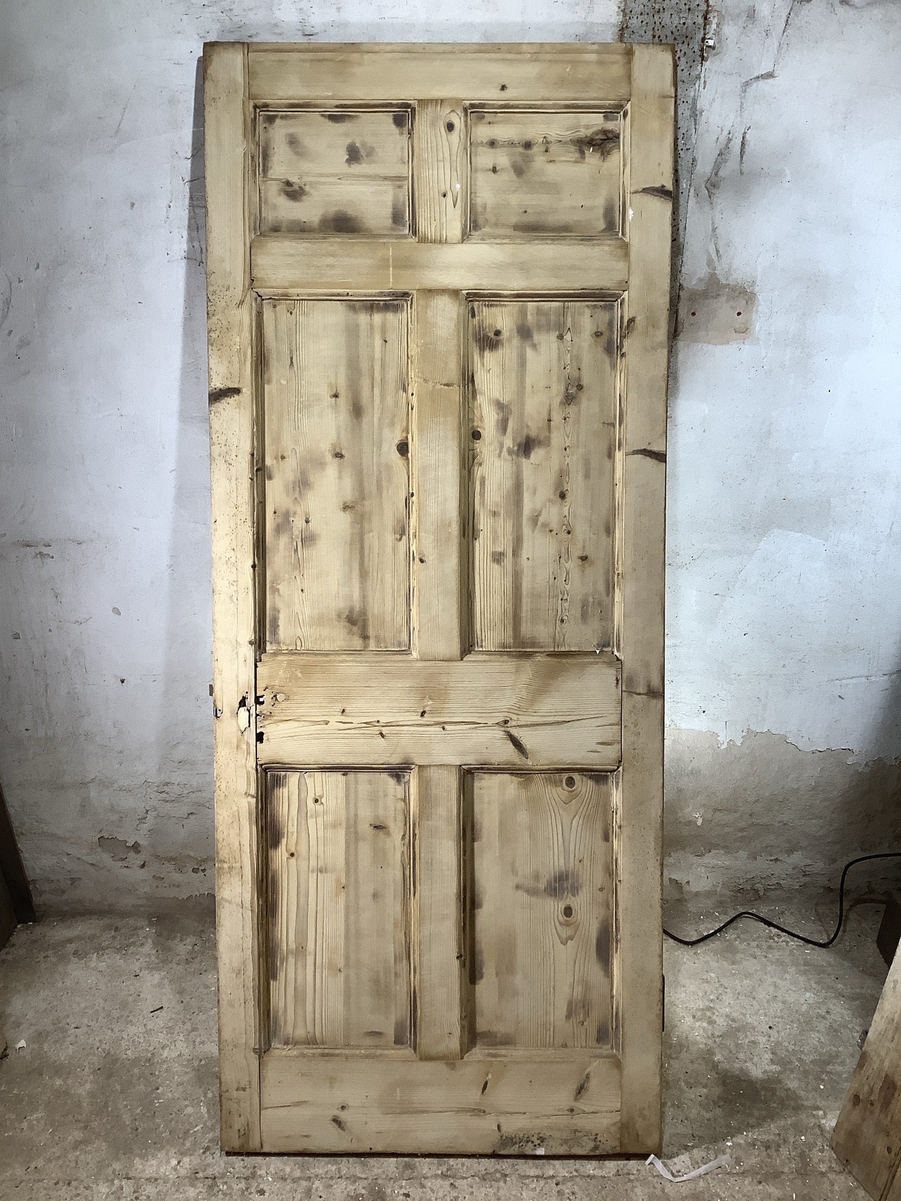 Main Picture Georgian Internal Stripped  Pine Reclaimed Door