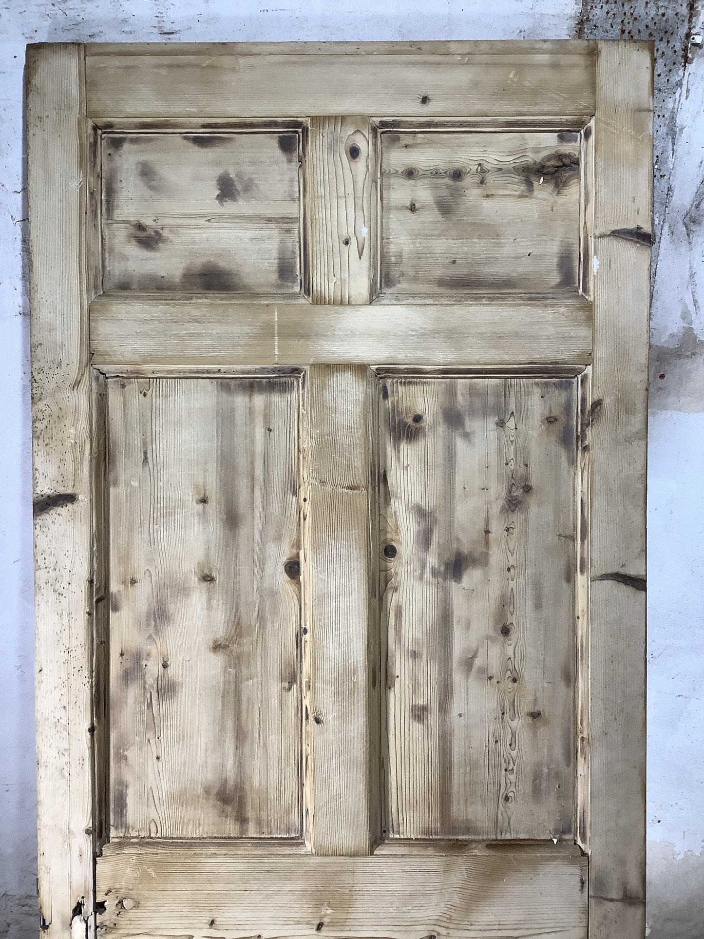 2nd Pic Georgian Internal Stripped  Pine Reclaimed Door