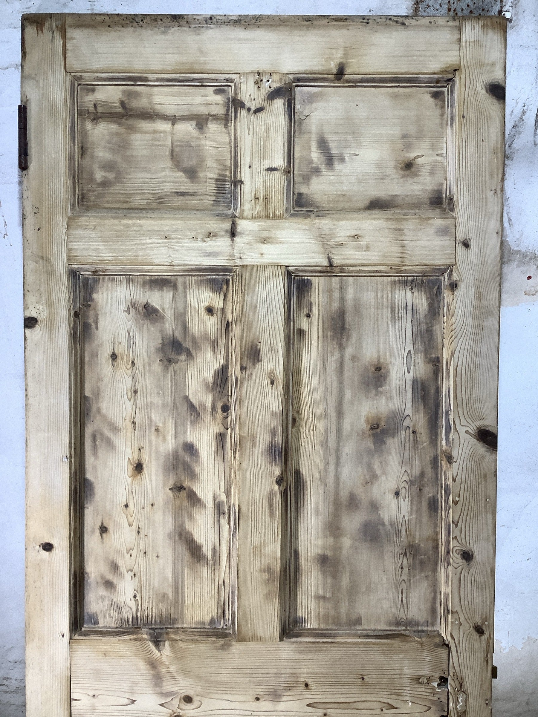 8th Pic Georgian Internal Stripped  Pine Reclaimed Door