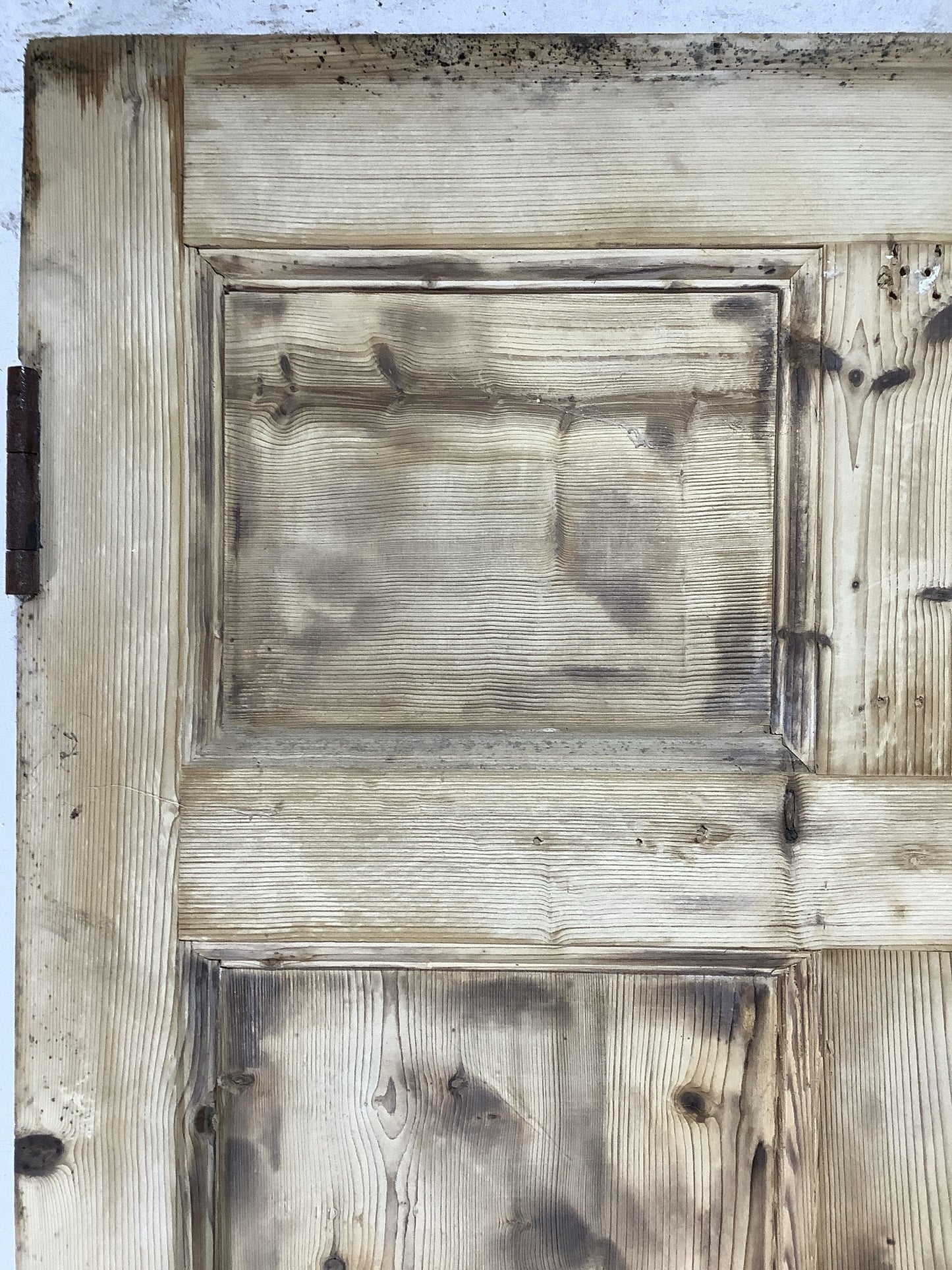 10th Pic Georgian Internal Stripped  Pine Reclaimed Door