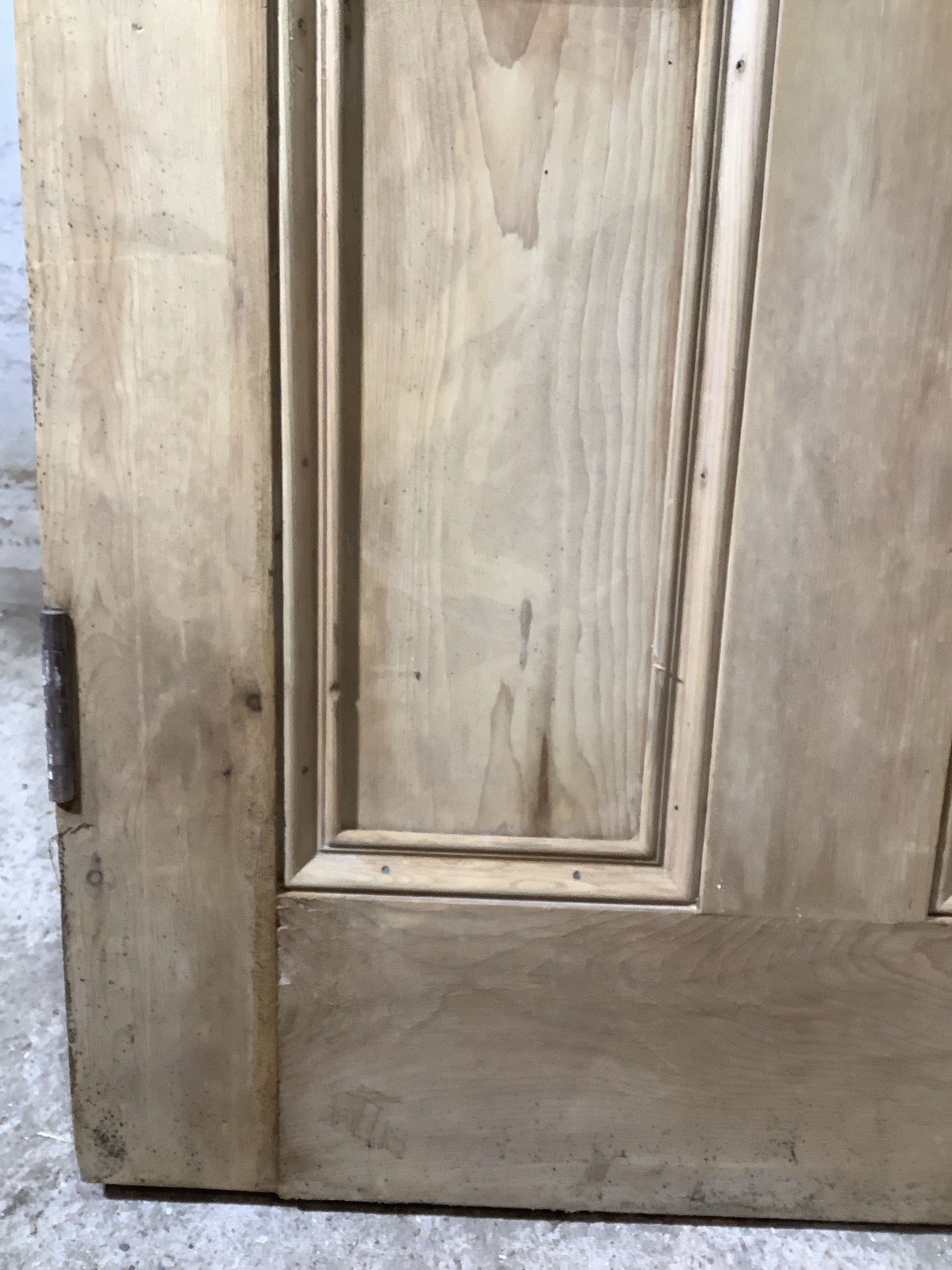 6th Pic Victorian Internal Stripped  Pine Reclaimed Door