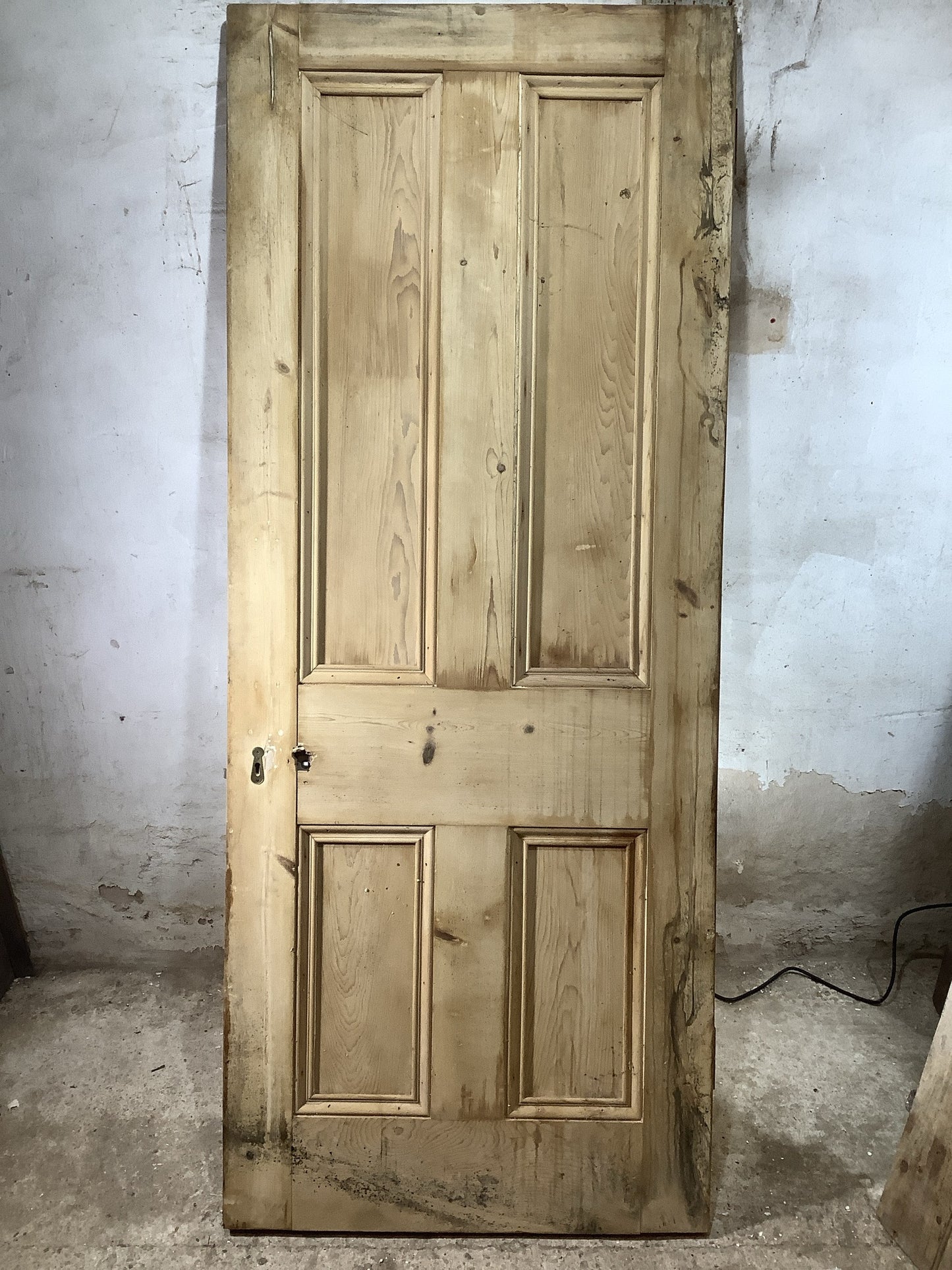 7th Pic Victorian Internal Stripped  Pine Reclaimed Door