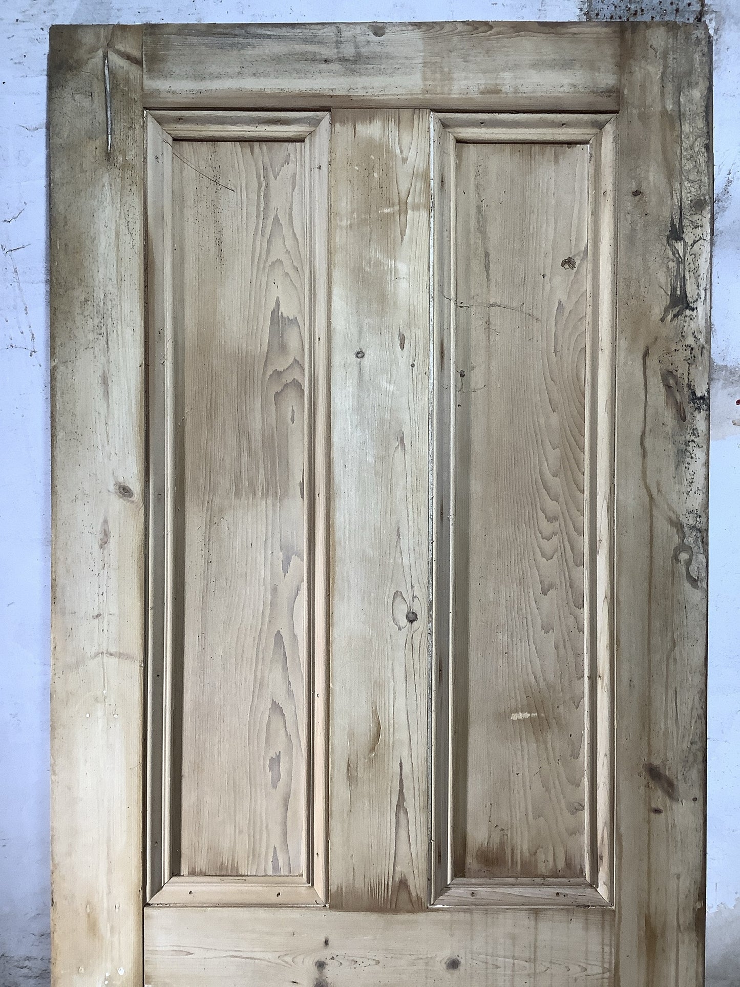 8th Pic Victorian Internal Stripped  Pine Reclaimed Door