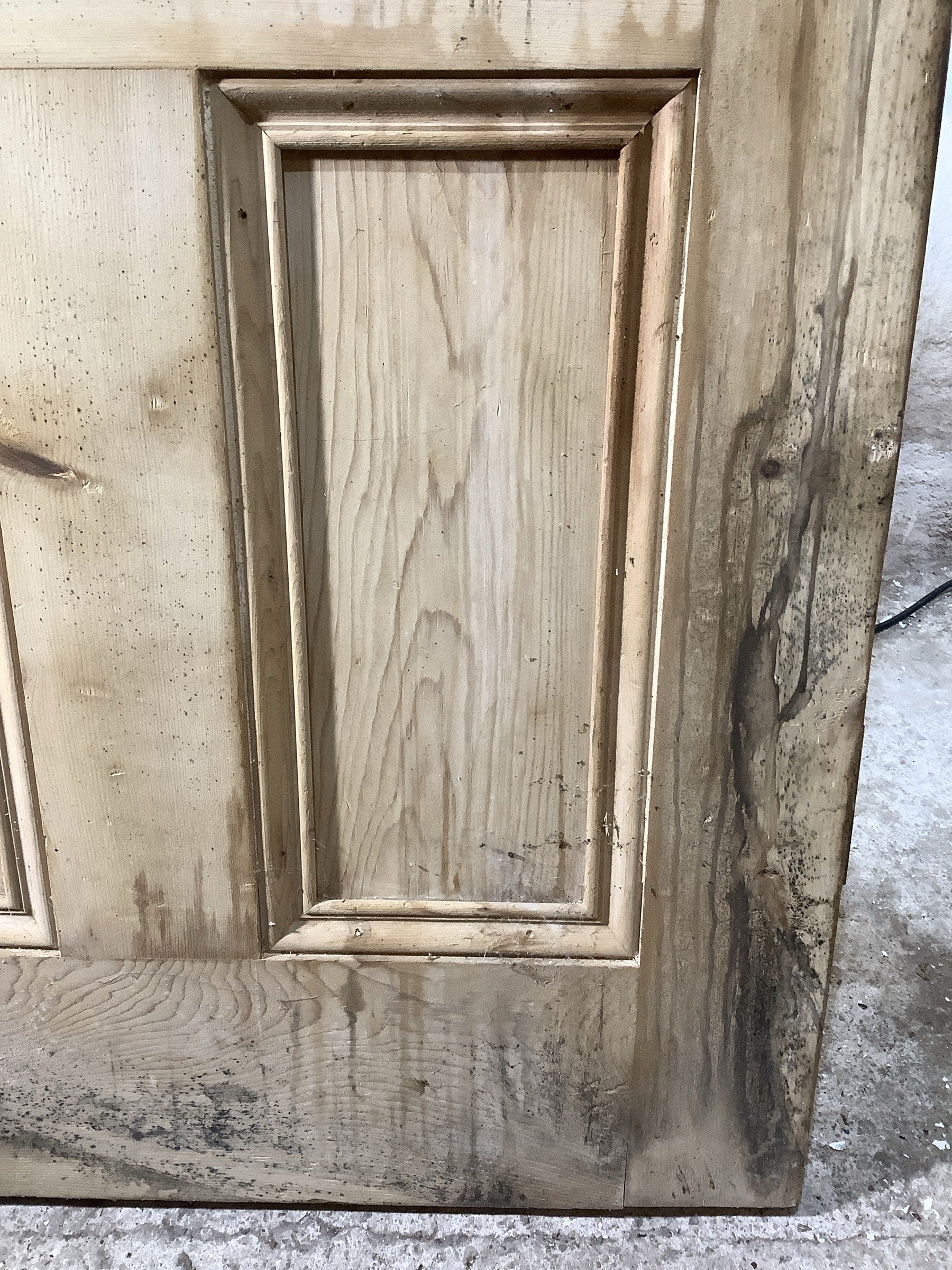 11th Pic Victorian Internal Stripped  Pine Reclaimed Door