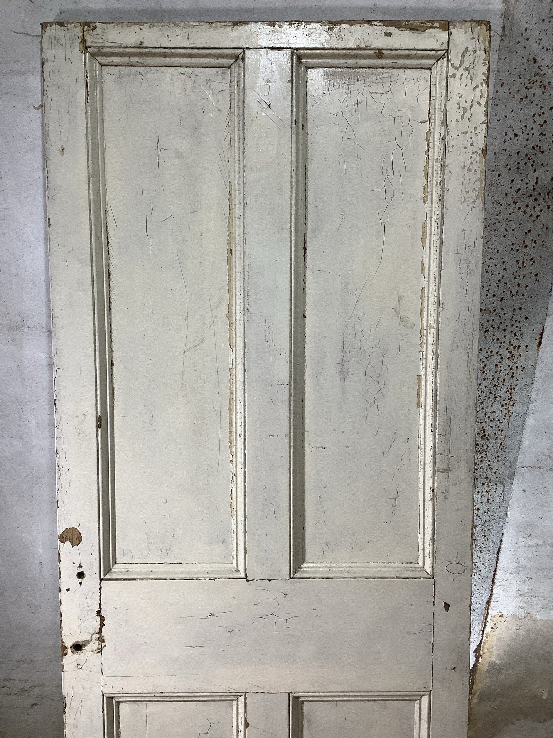 2nd Pic Victorian Internal Painted  Pine Reclaimed Door