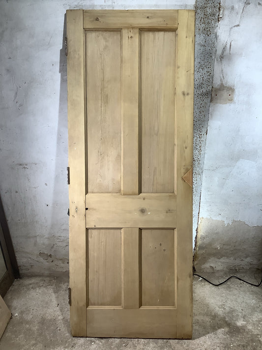 Main Picture Old Internal Stripped  Pine Reclaimed Door