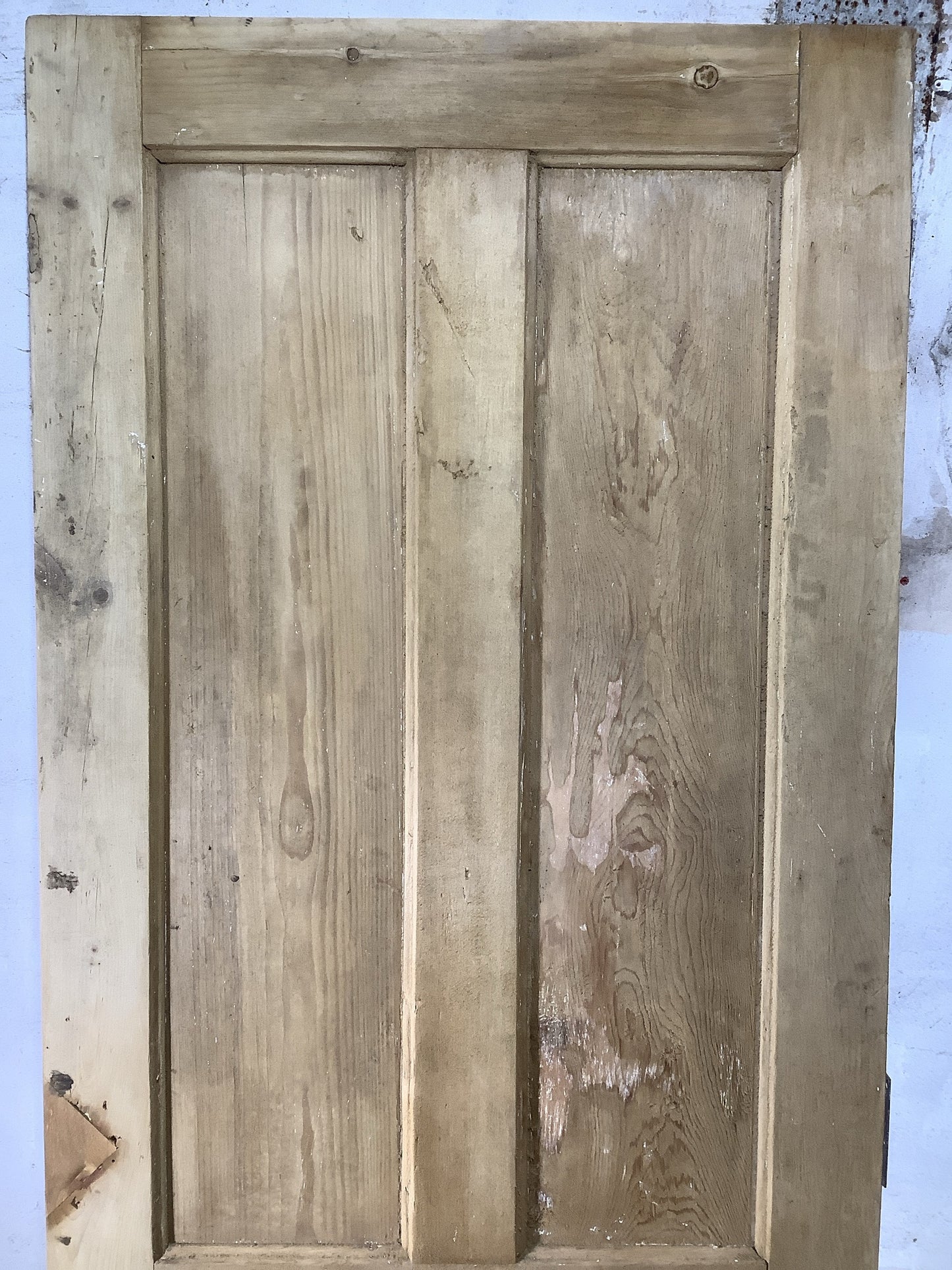 8th Pic Old Internal Stripped  Pine Reclaimed Door