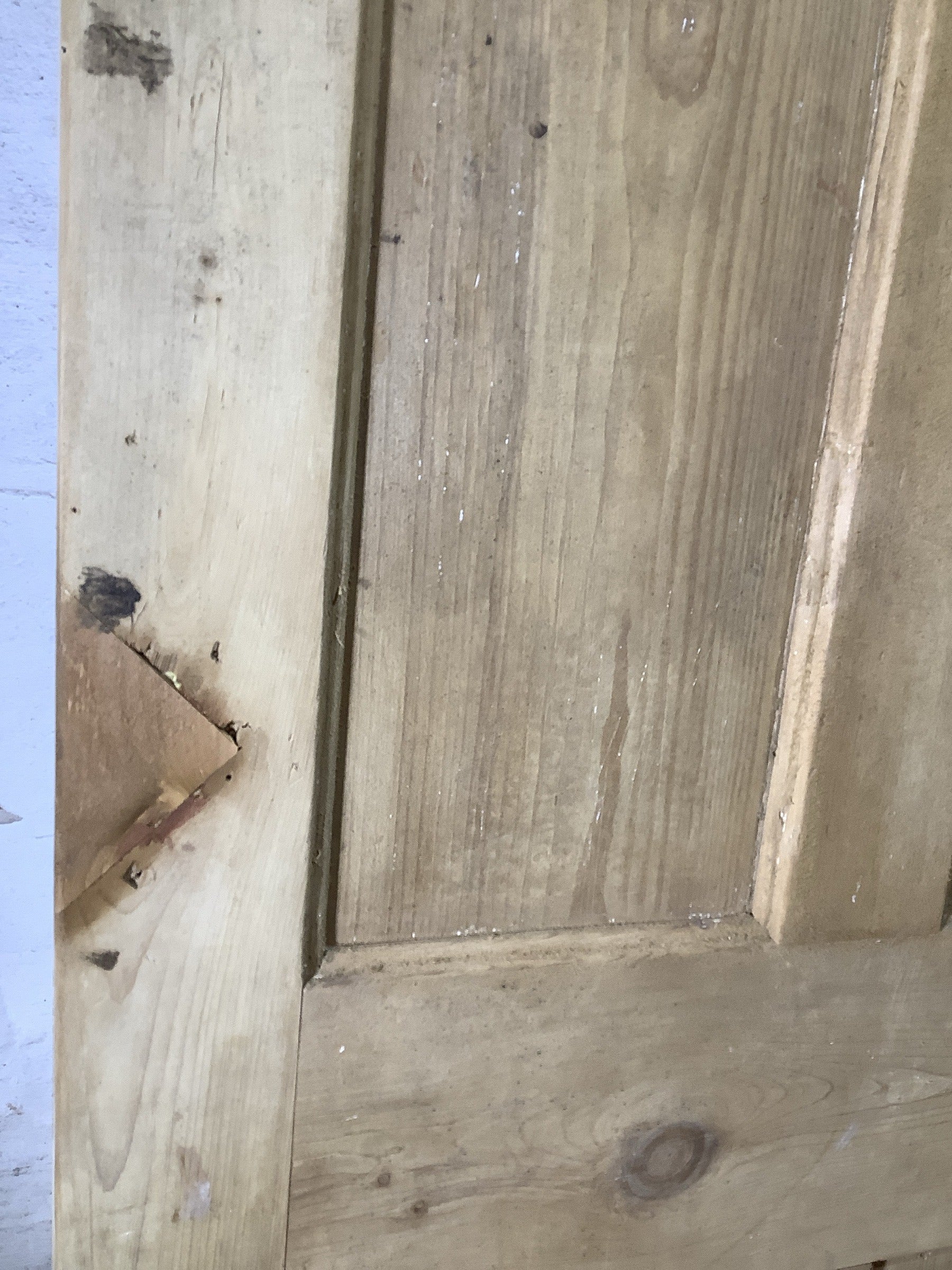 10th Pic Old Internal Stripped  Pine Reclaimed Door