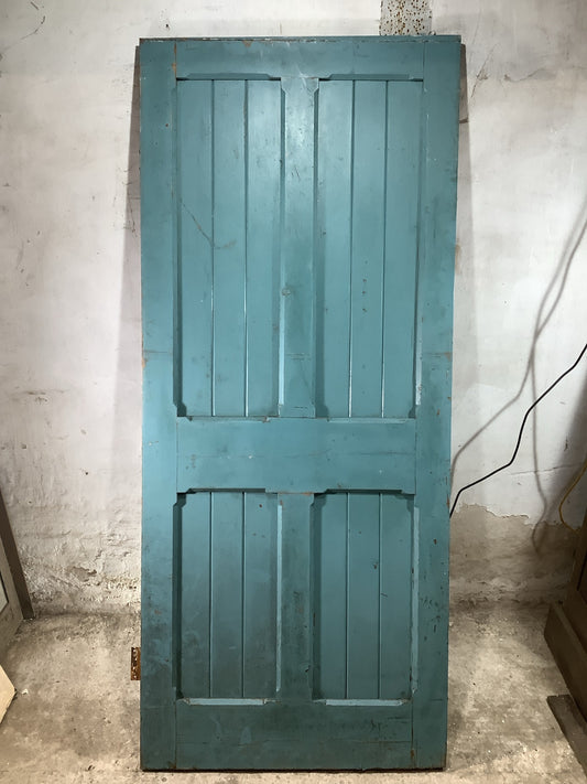 Main Picture 1930s Internal Painted  Pitch Pine Reclaimed Door