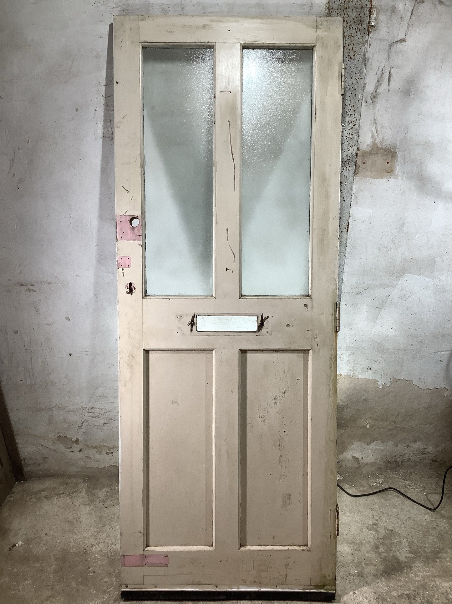 7th Pic Old External Painted  Sapele Reclaimed Door