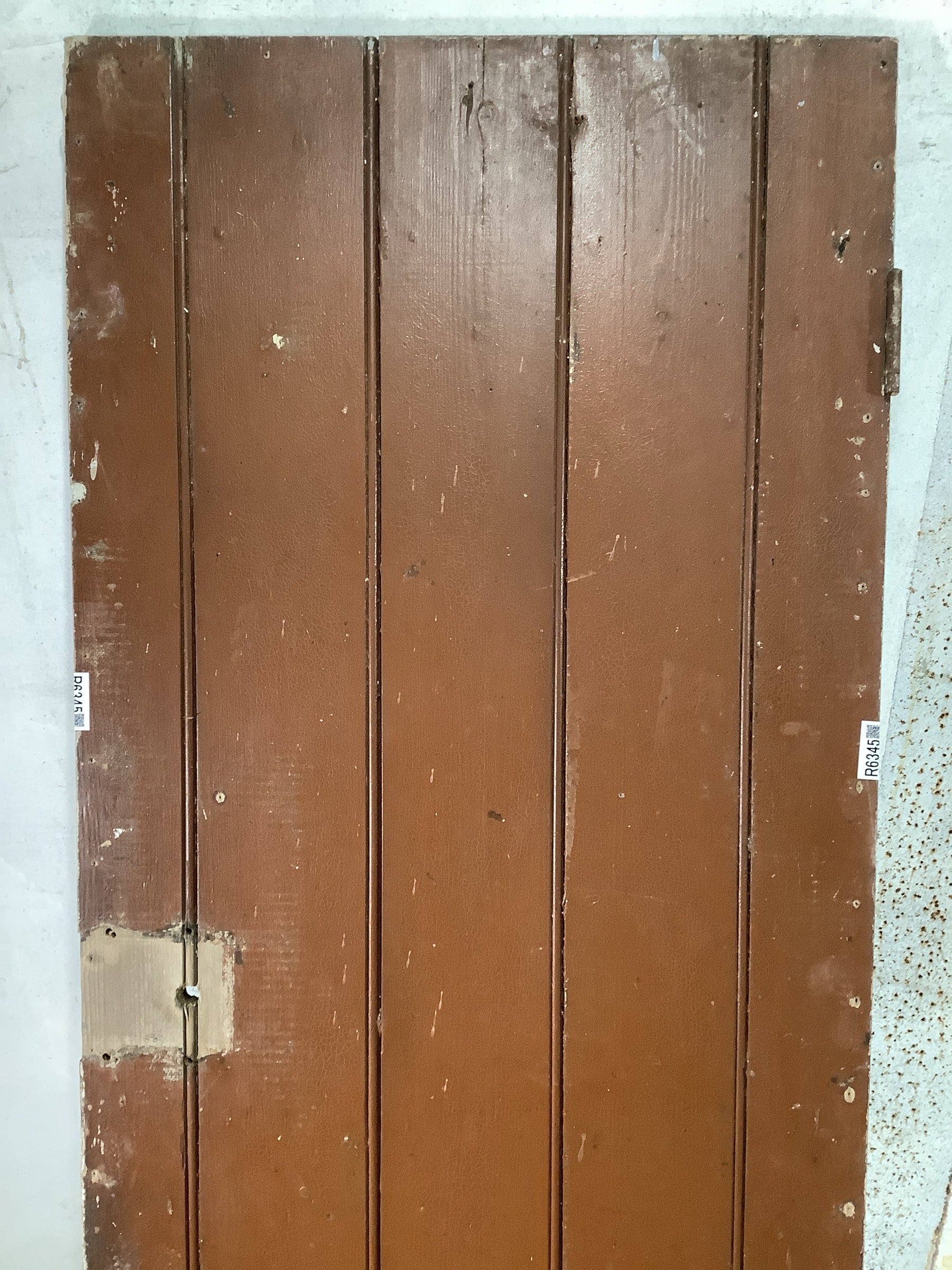 2nd Pic Old Internal Painted  Pine Reclaimed Door