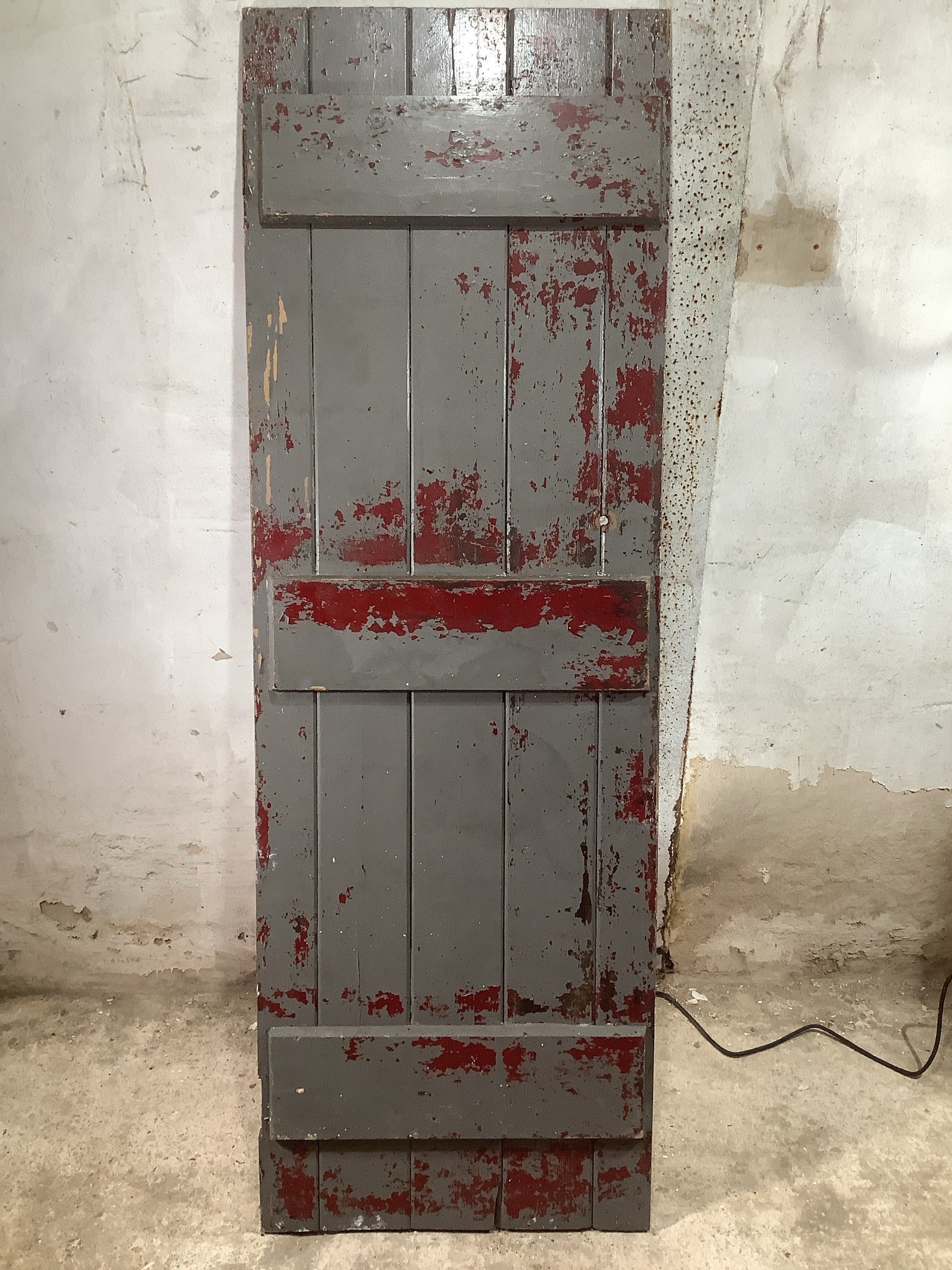 7th Pic Old Internal Painted  Pine Reclaimed Door