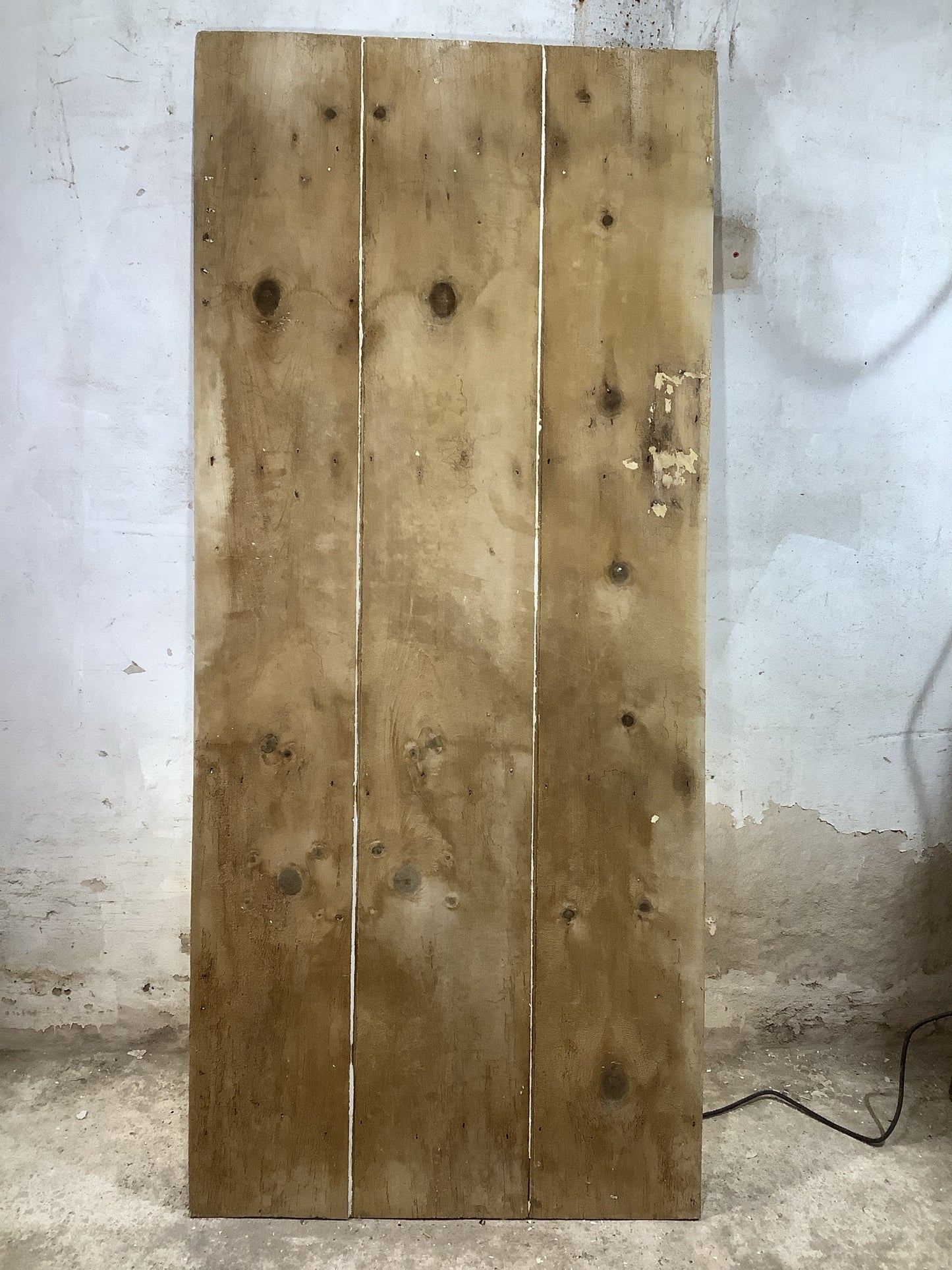 Main Picture Very Old Internal Stripped  Pine Reclaimed Door