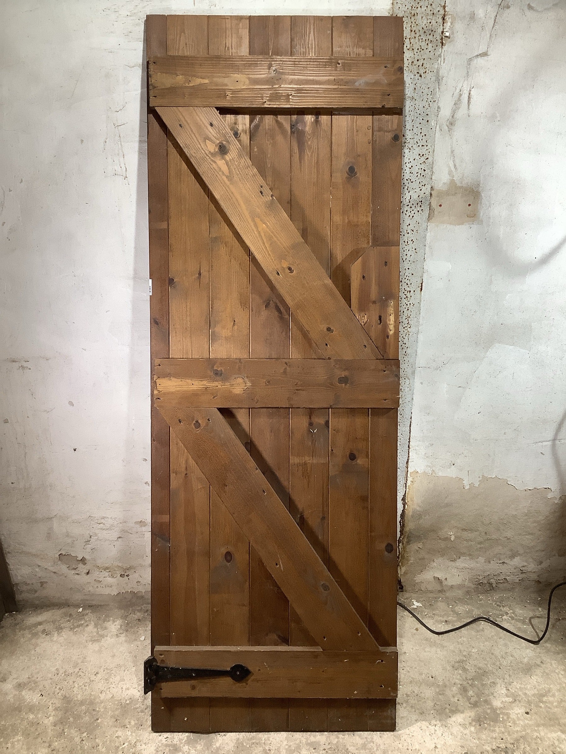 7th Pic Old Internal Stained  Pine Reclaimed Door