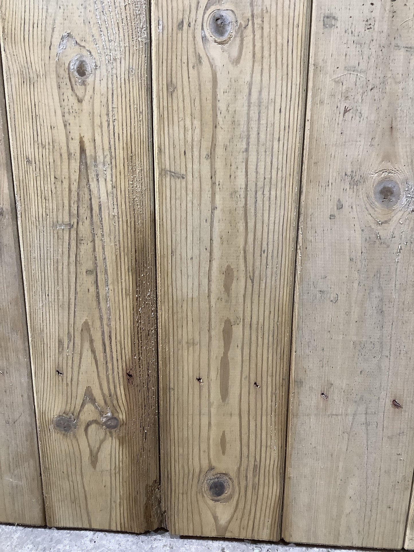 6th Pic Old Internal Stripped  Pine Reclaimed Door