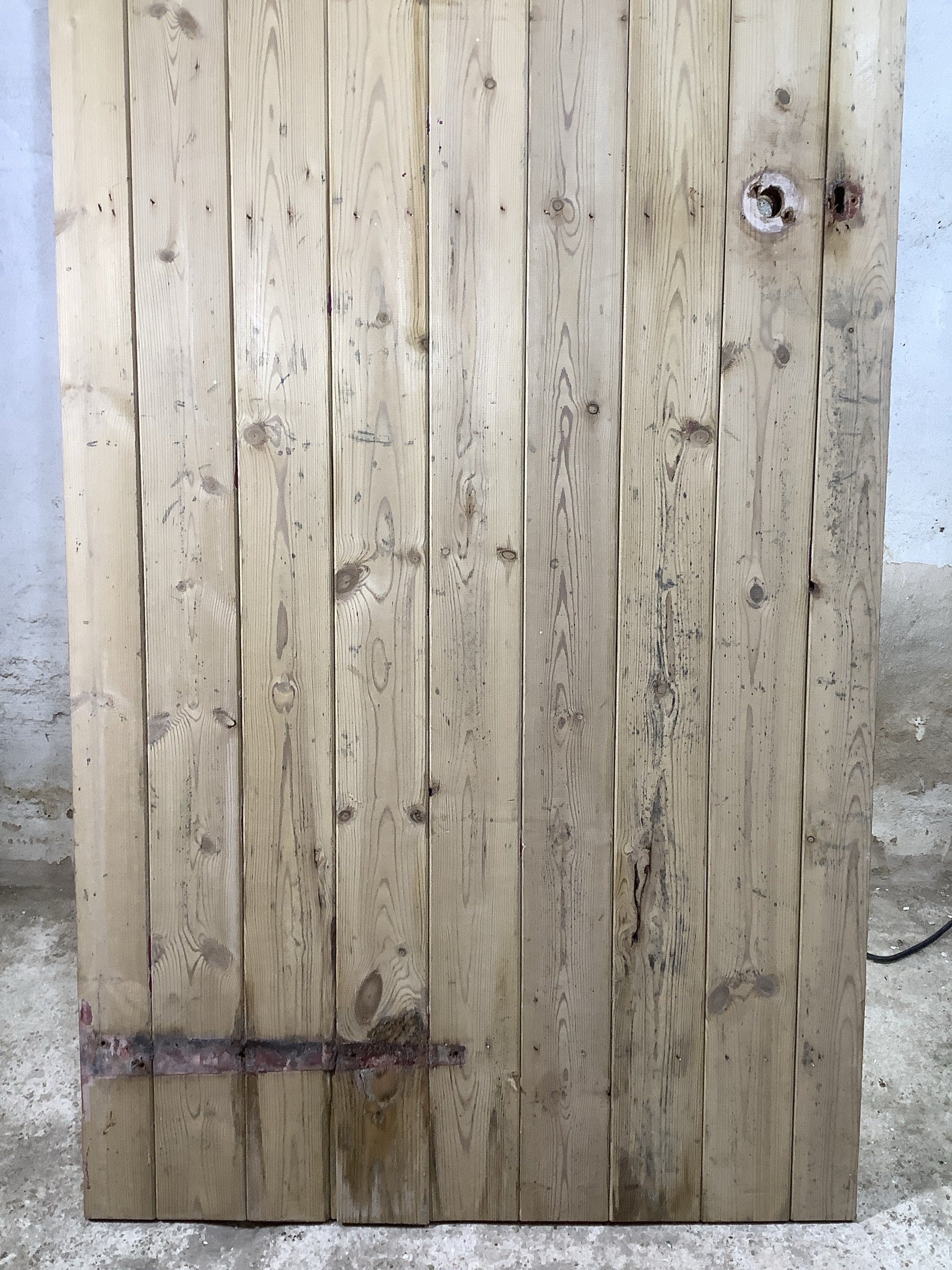 3rd Pic Old Internal Stripped  Pine Reclaimed Door