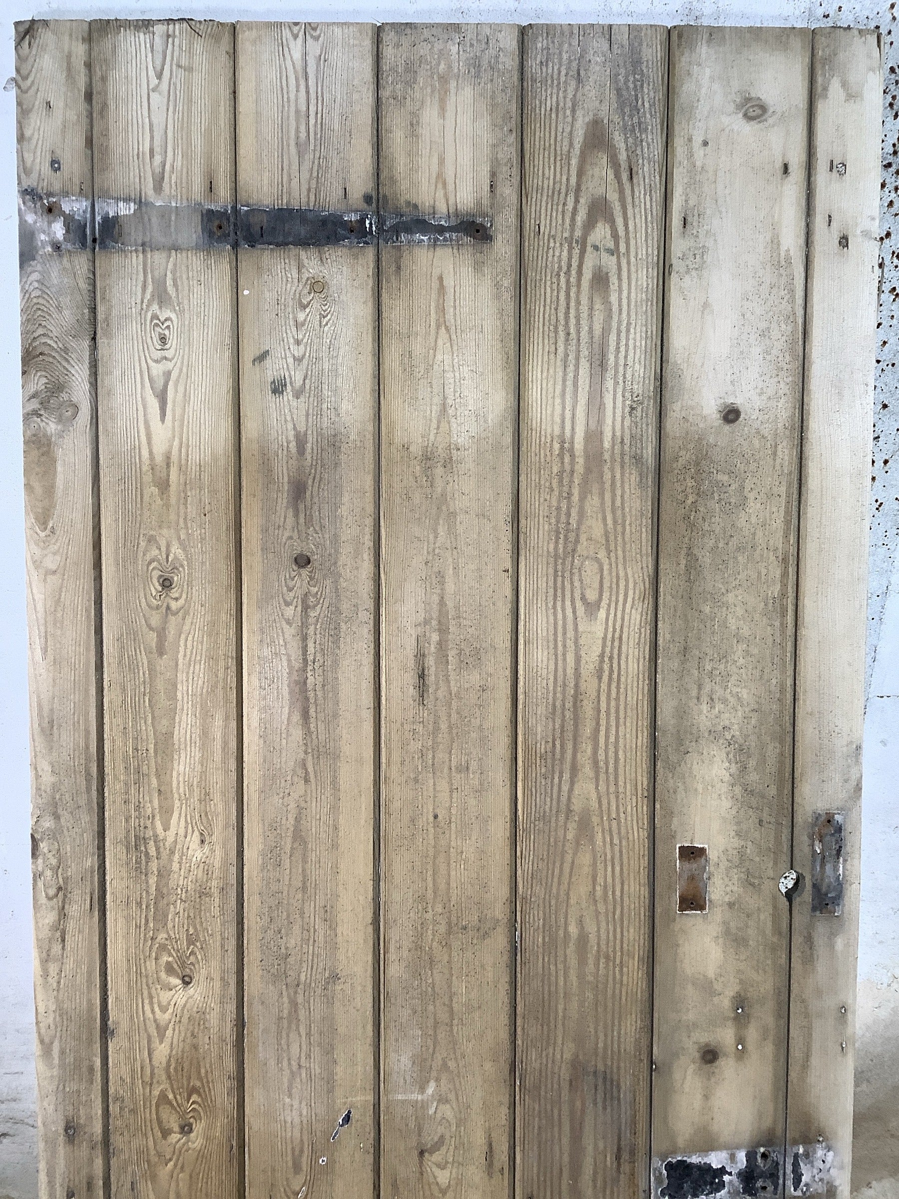 2nd Pic Old Internal Stripped  Pine Reclaimed Door