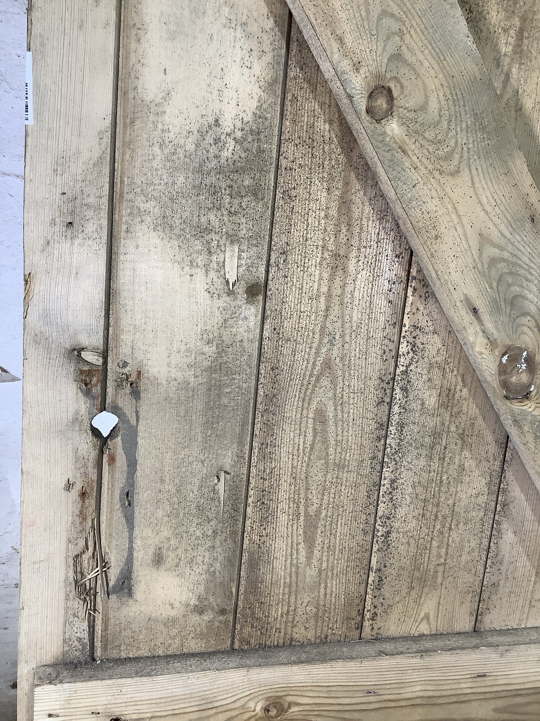 10th Pic Old Internal Stripped  Pine Reclaimed Door