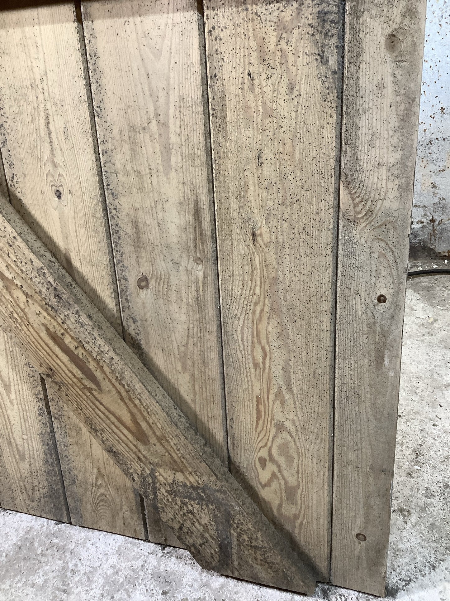 12th Pic Old Internal Stripped  Pine Reclaimed Door