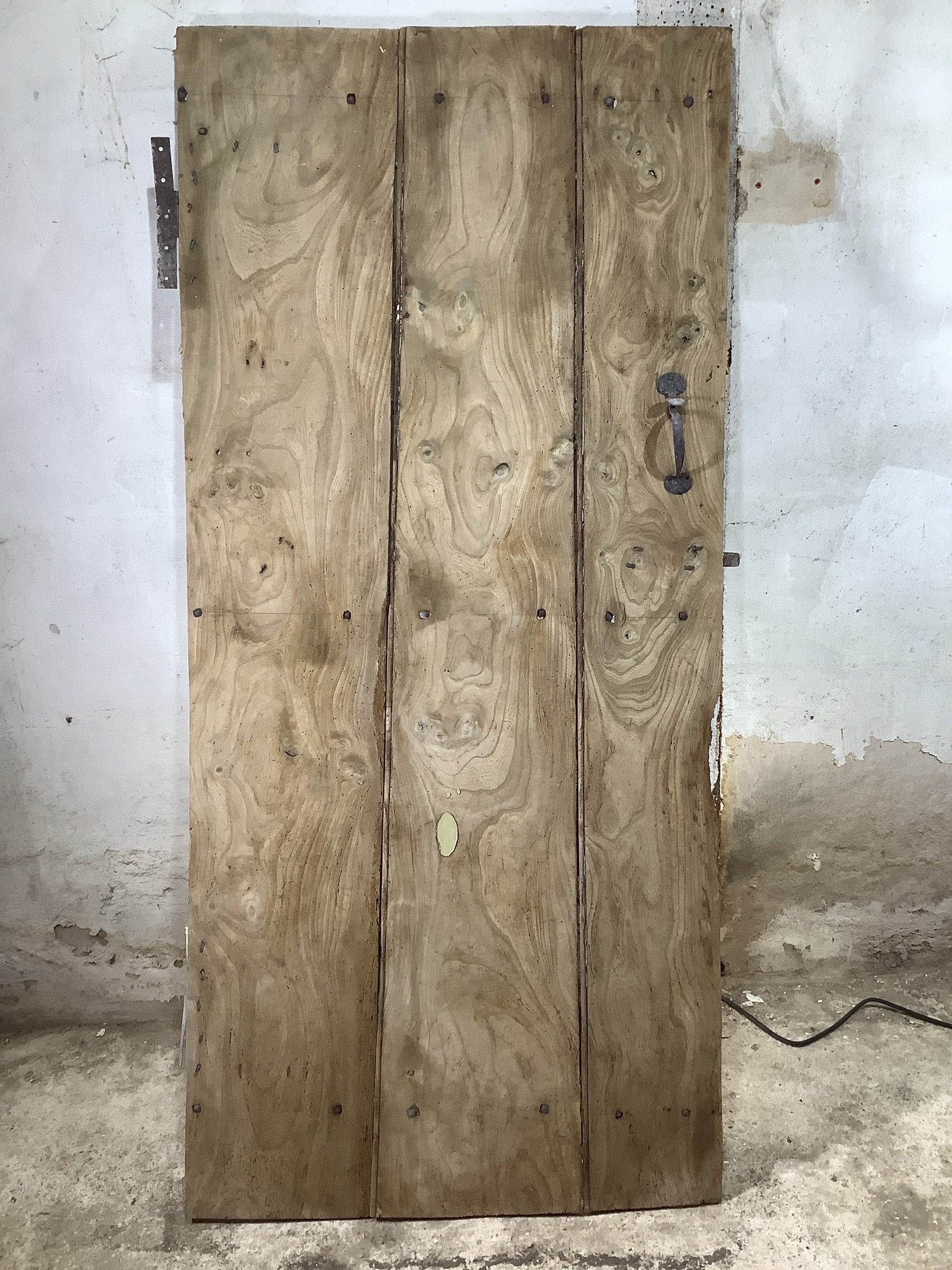 Main Picture Very Old Internal Stripped  Elm Reclaimed Door