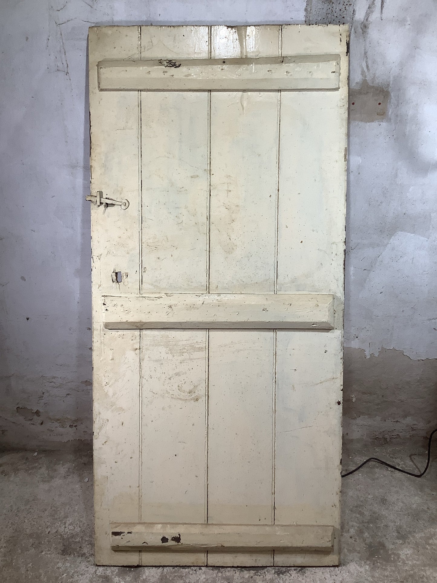 7th Pic Very Old Internal Painted & Stained Pine Reclaimed Door