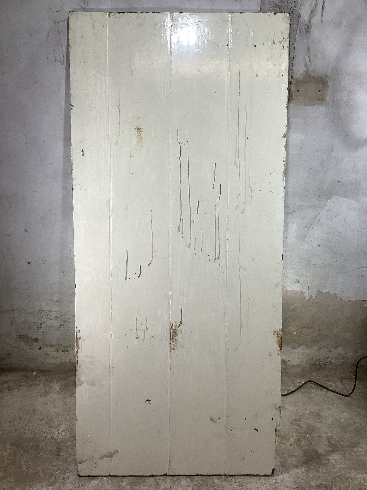 Main Picture Old Internal Painted  Pine Reclaimed Door