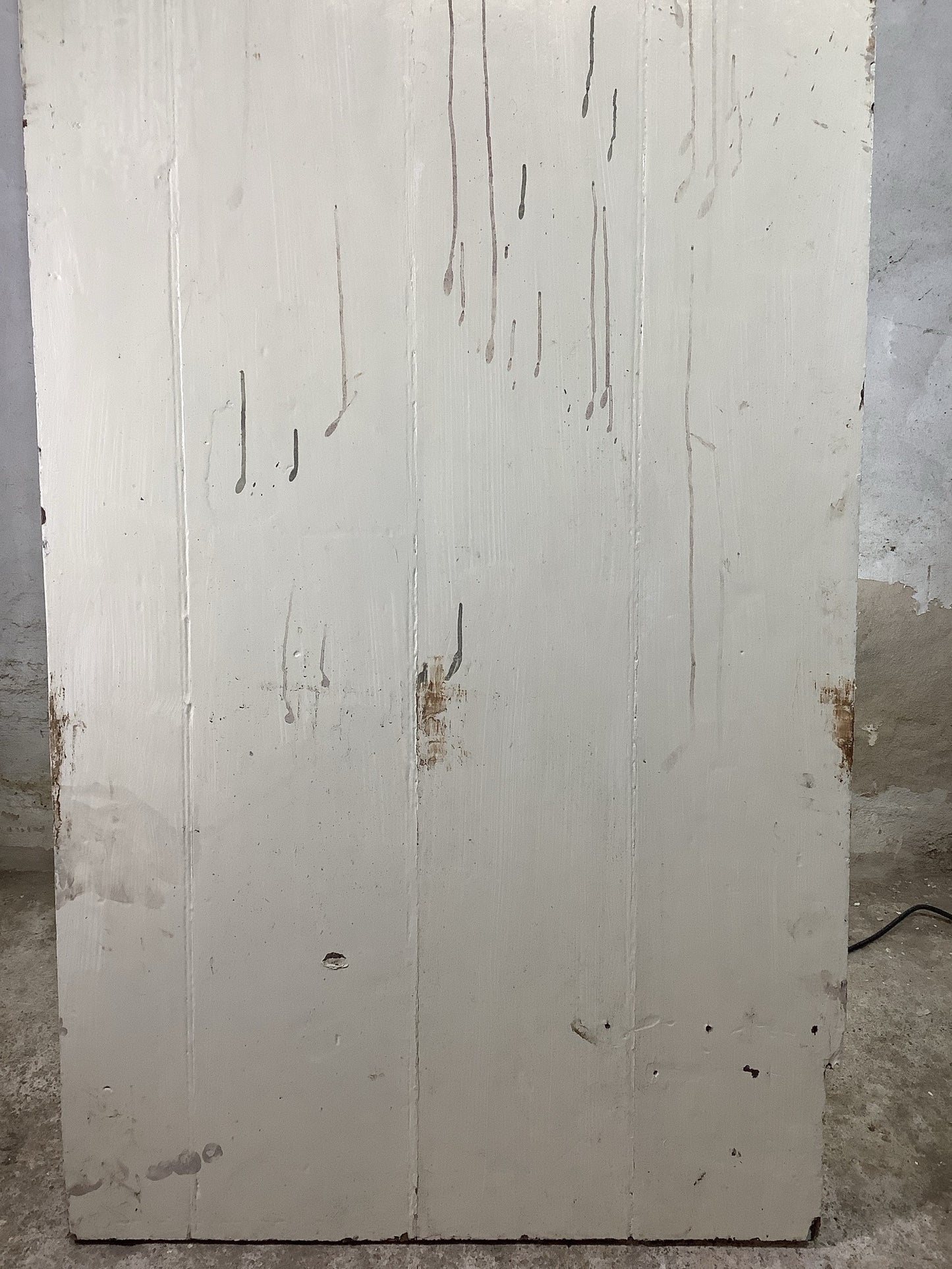 3rd Pic Old Internal Painted  Pine Reclaimed Door