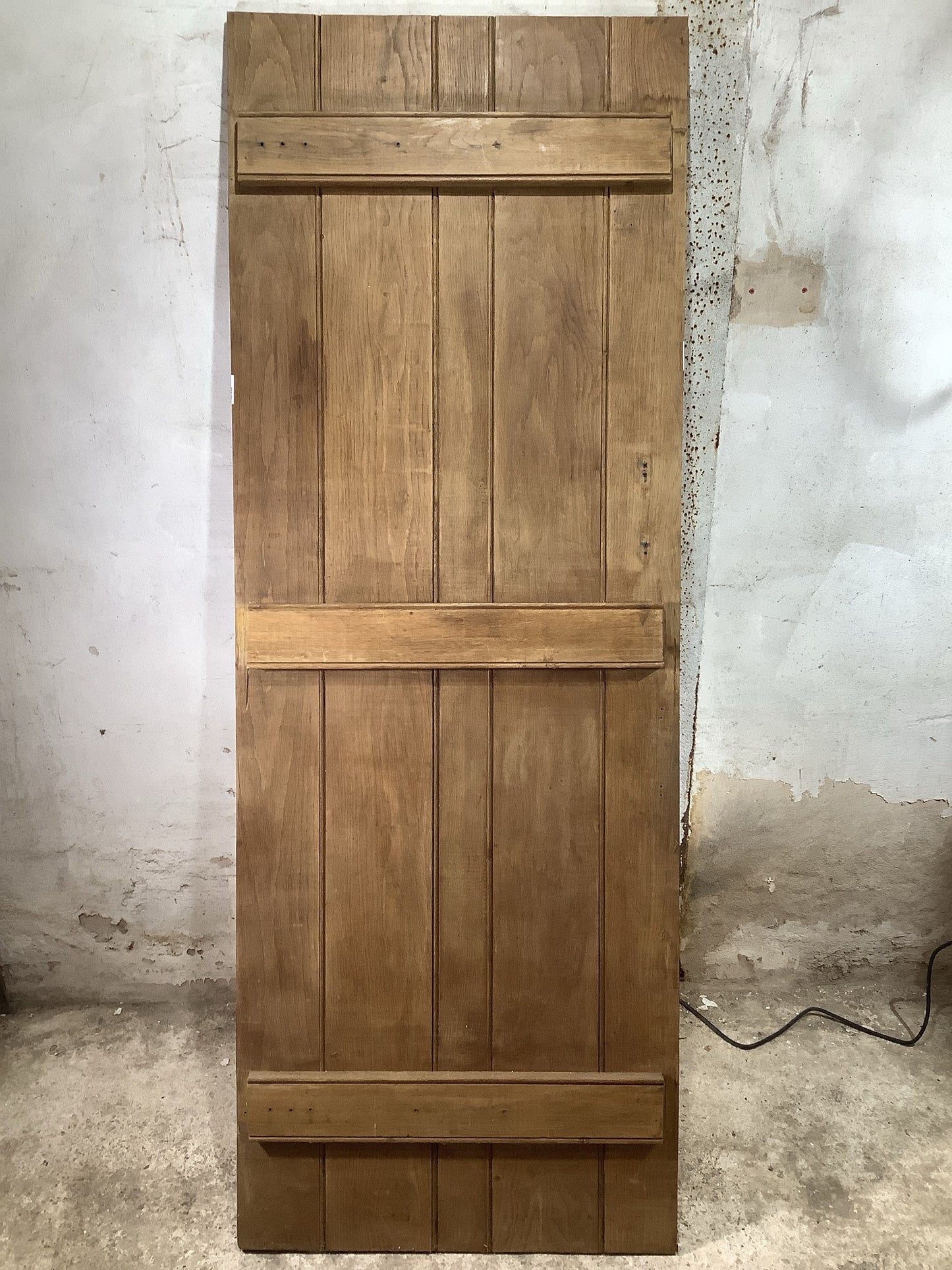 7th Pic Old Internal Waxed  Oak Reclaimed Door