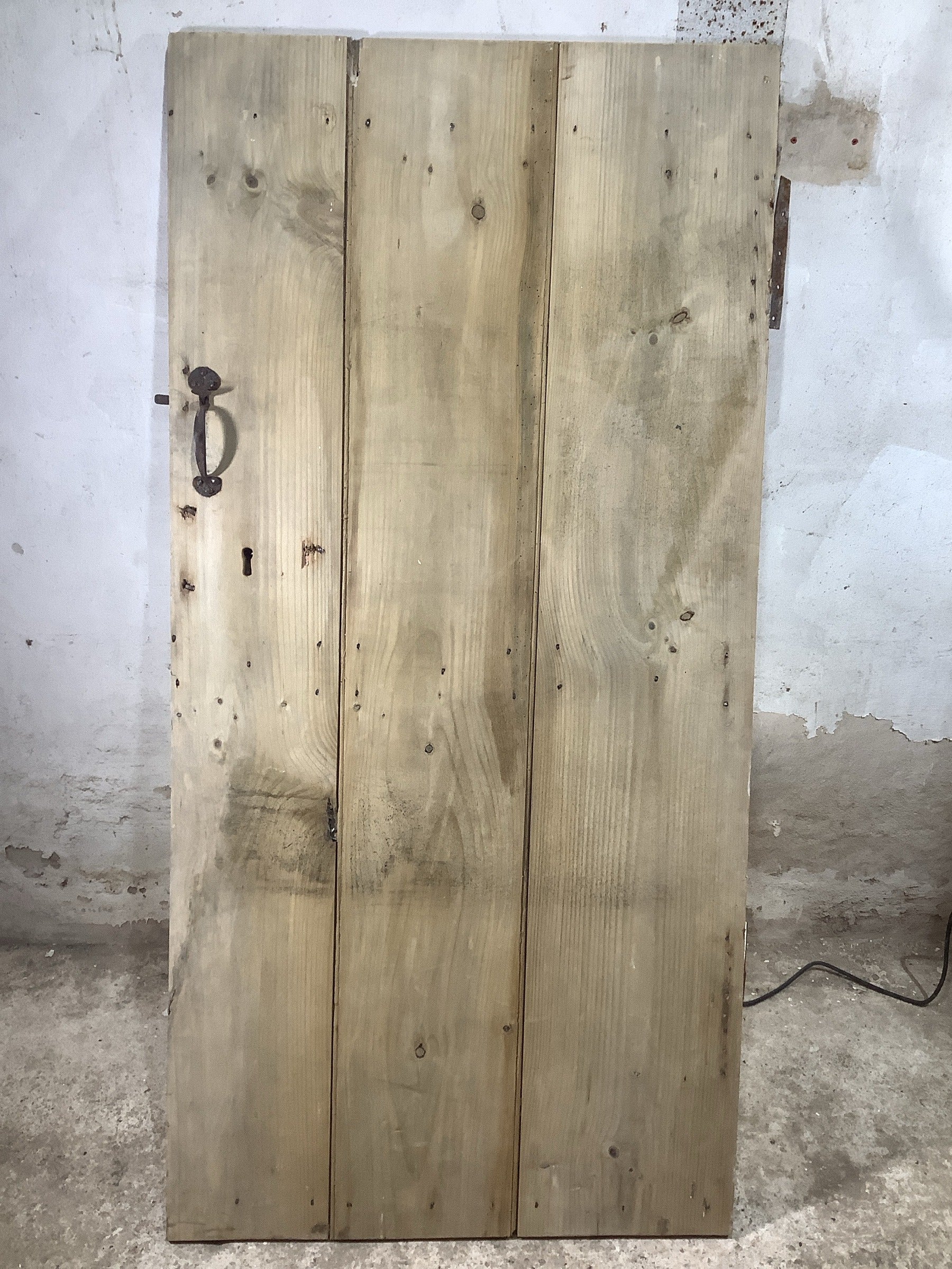 Main Picture Very Old Internal Stripped  Pine Reclaimed Door