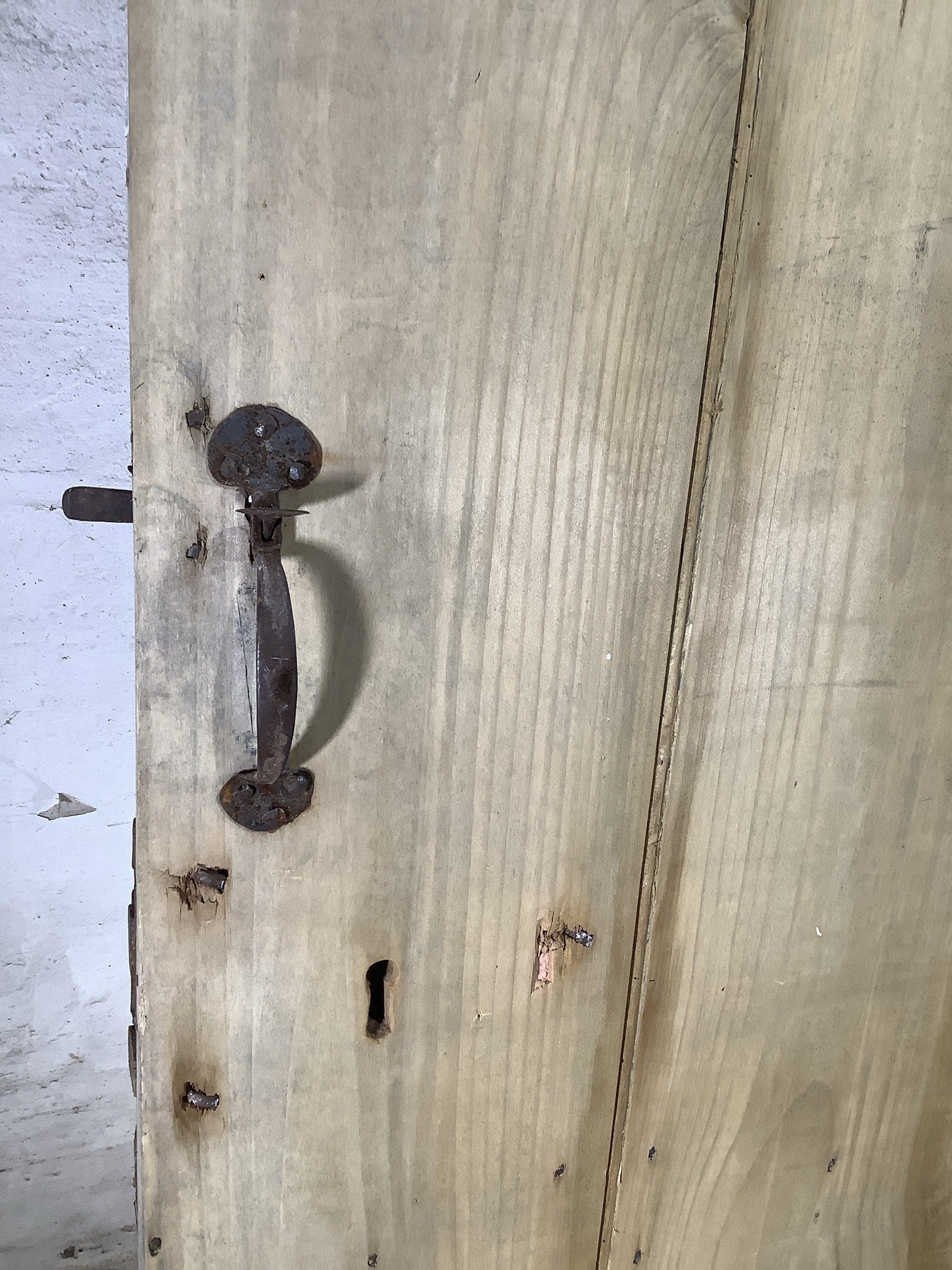 4th Pic Very Old Internal Stripped  Pine Reclaimed Door