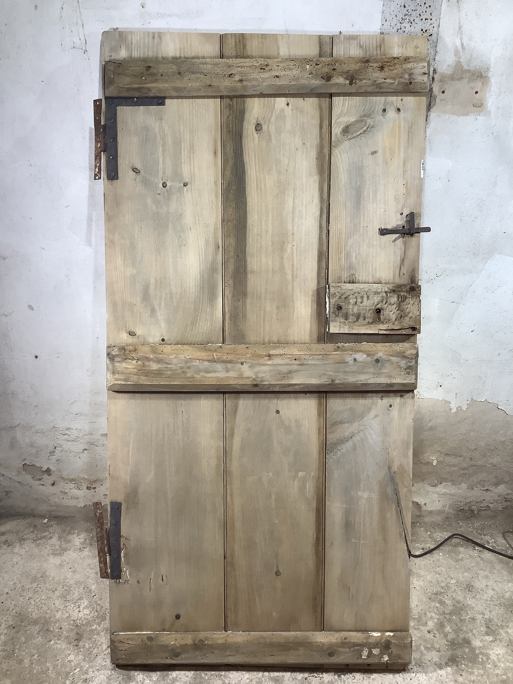 7th Pic Very Old Internal Stripped  Pine Reclaimed Door