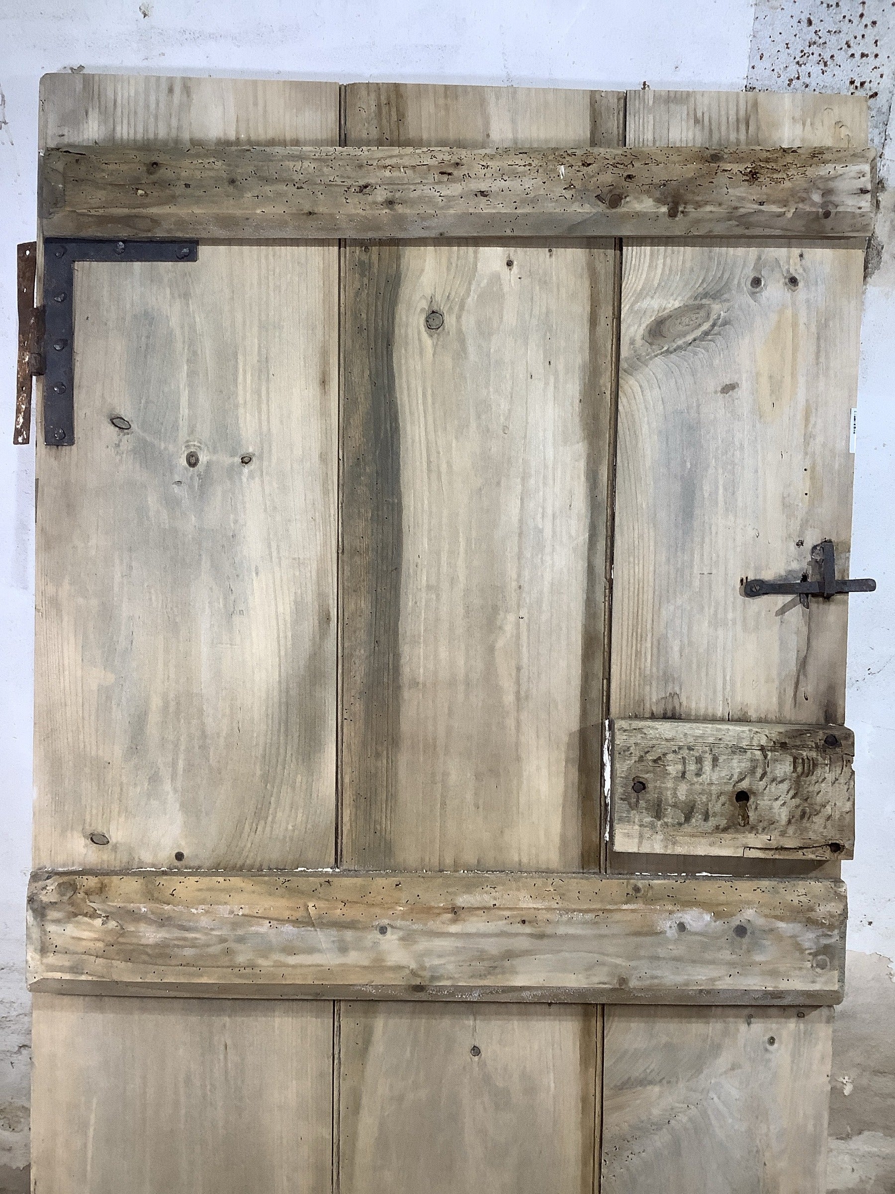 8th Pic Very Old Internal Stripped  Pine Reclaimed Door