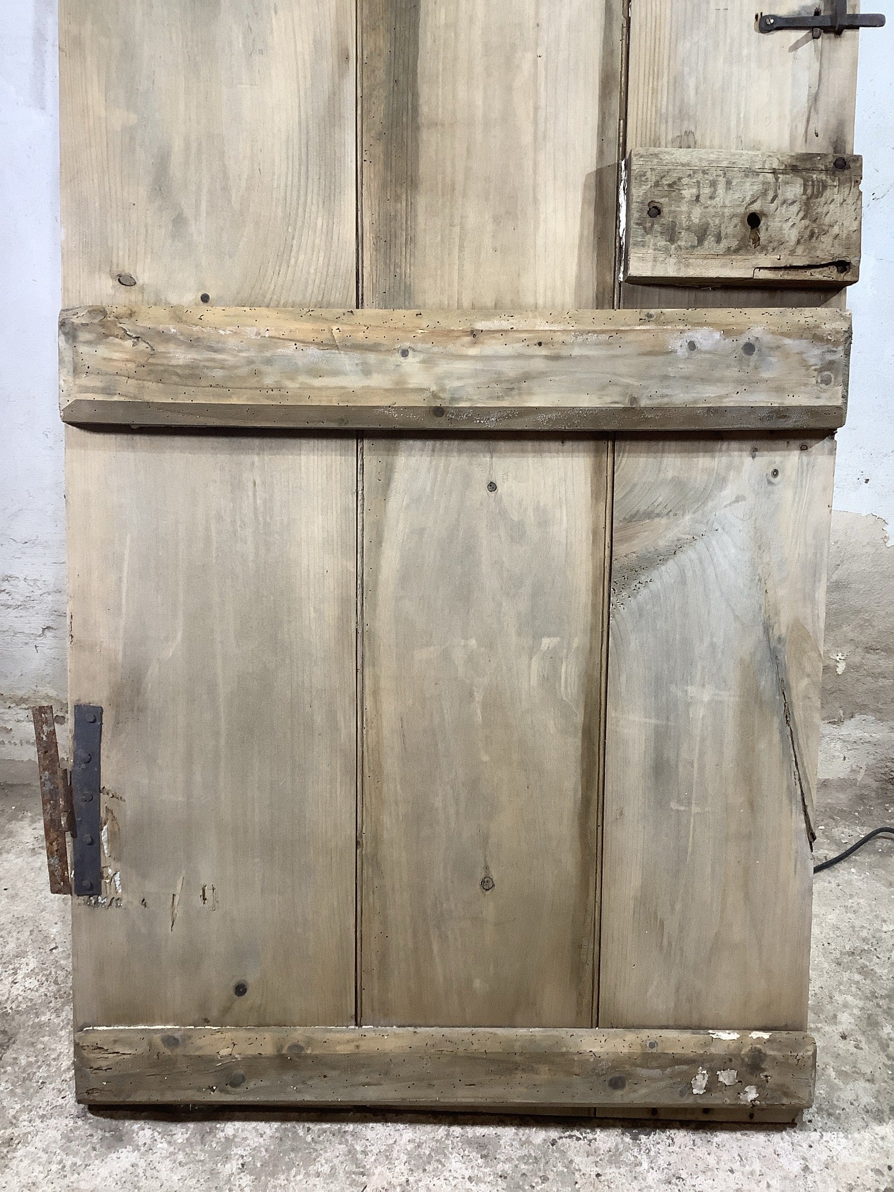 9th Pic Very Old Internal Stripped  Pine Reclaimed Door