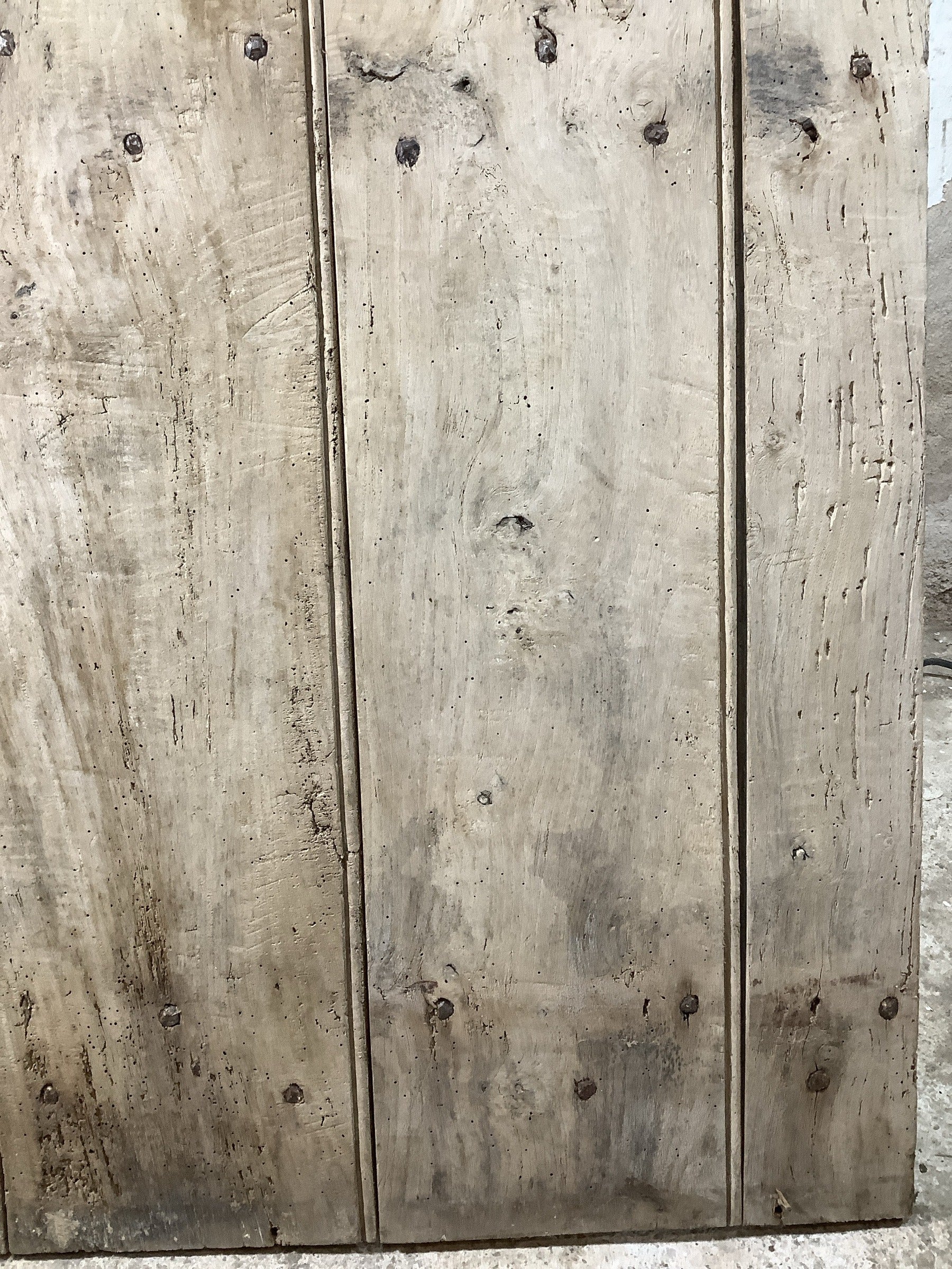 9th Pic Old Internal Stripped & Waxed Elm Reclaimed Door