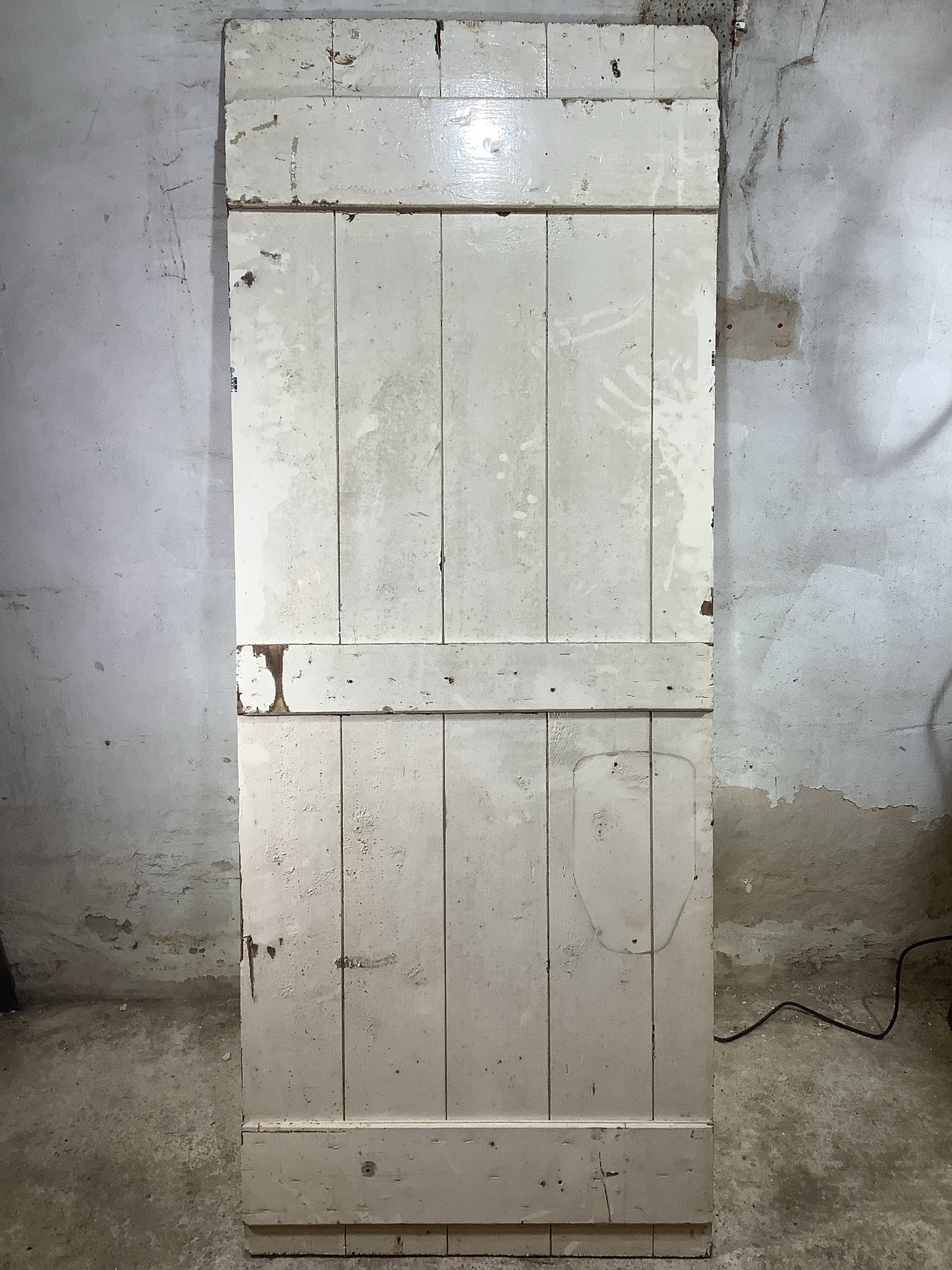 7th Pic Old Internal Painted  Pine Reclaimed Door