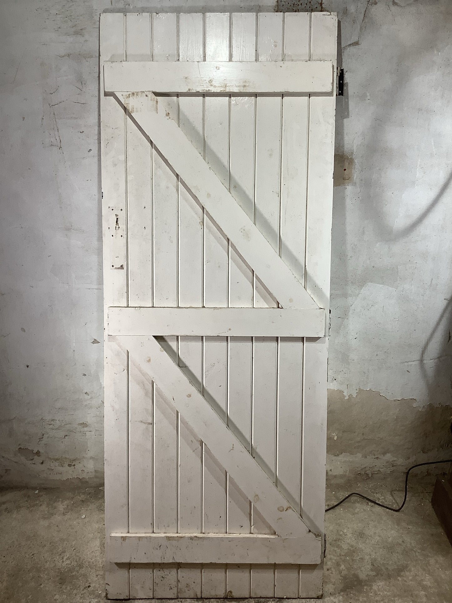 7th Pic Old Internal Painted  Pine Reclaimed Door