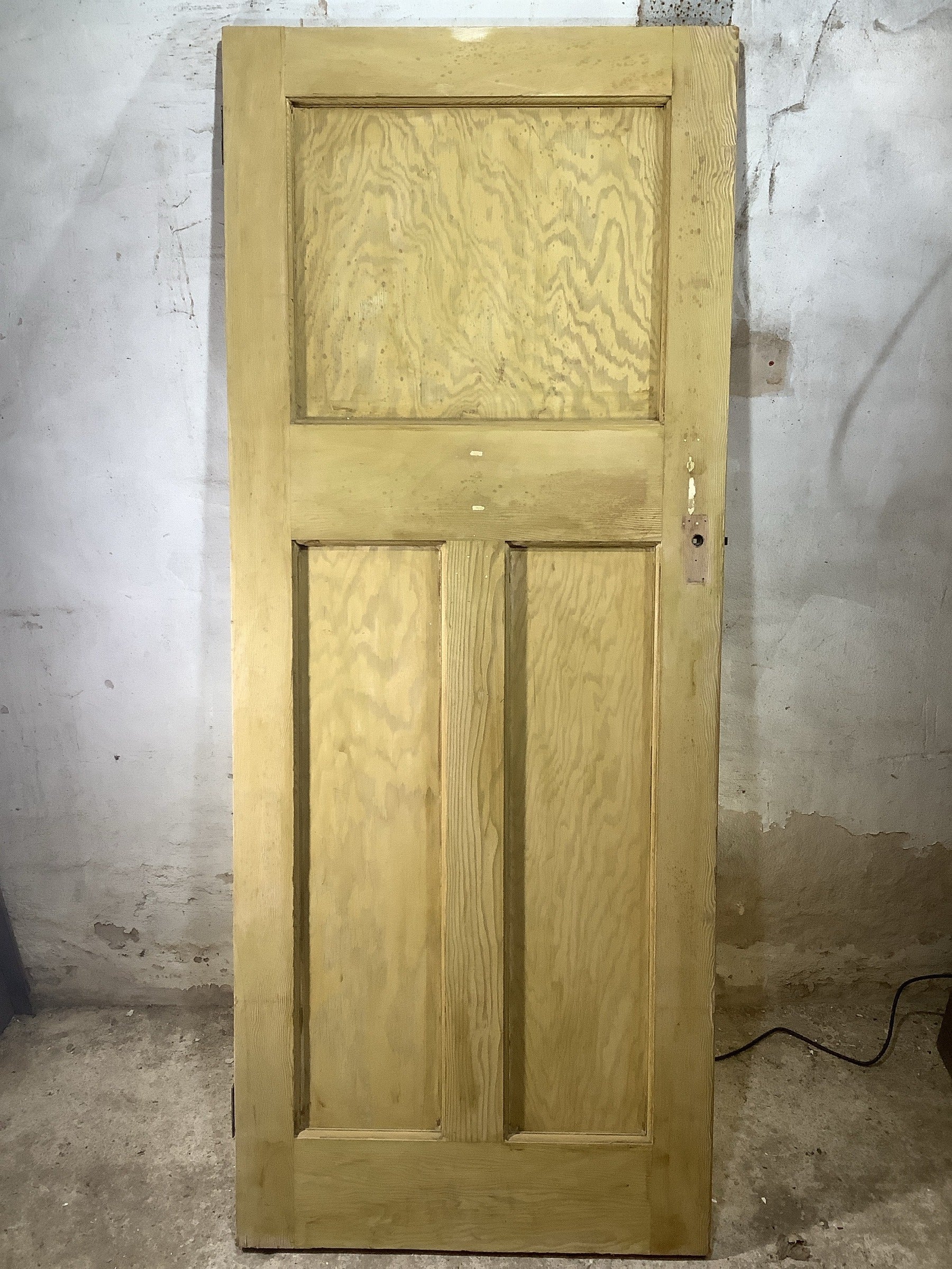 7th Pic 1930s Internal Stripped  Pitch Pine Reclaimed Door