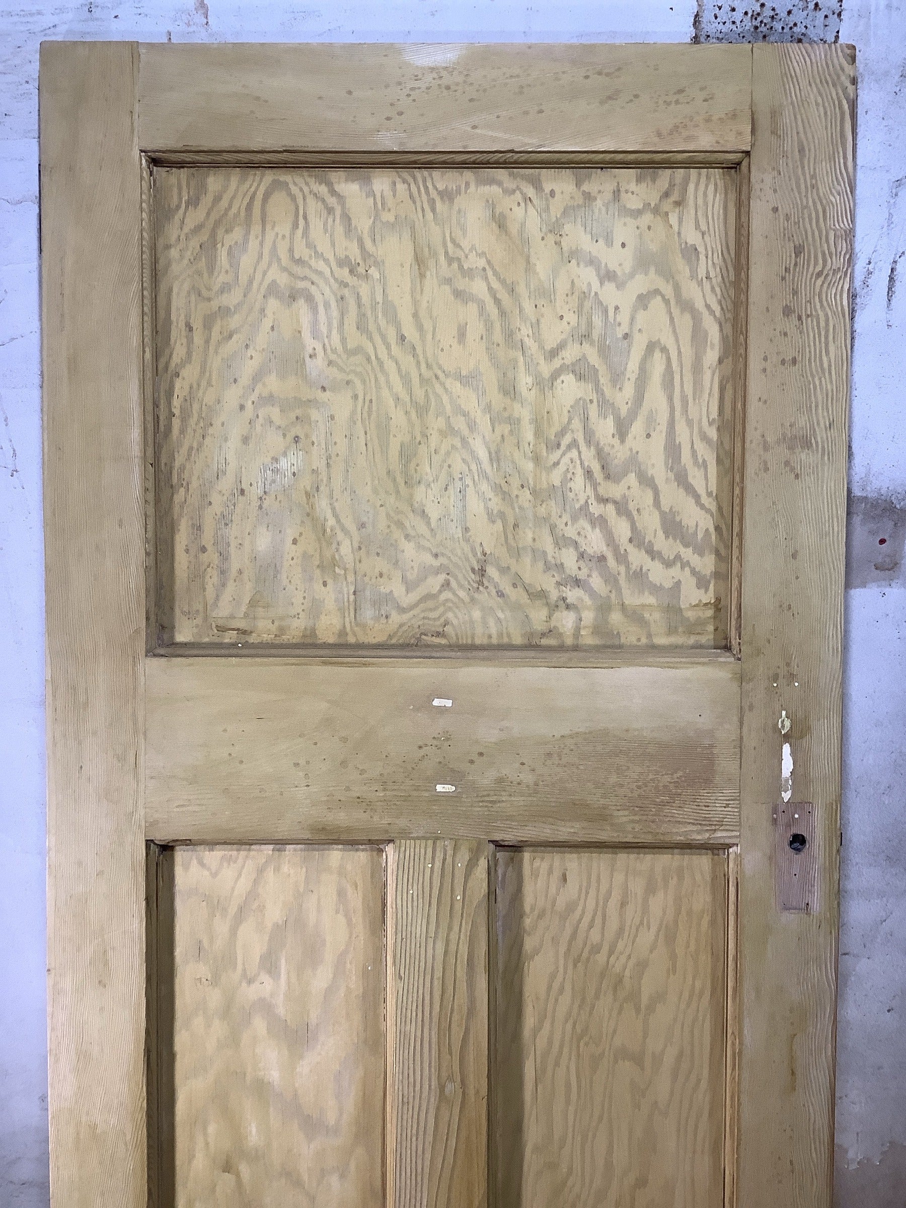 8th Pic 1930s Internal Stripped  Pitch Pine Reclaimed Door