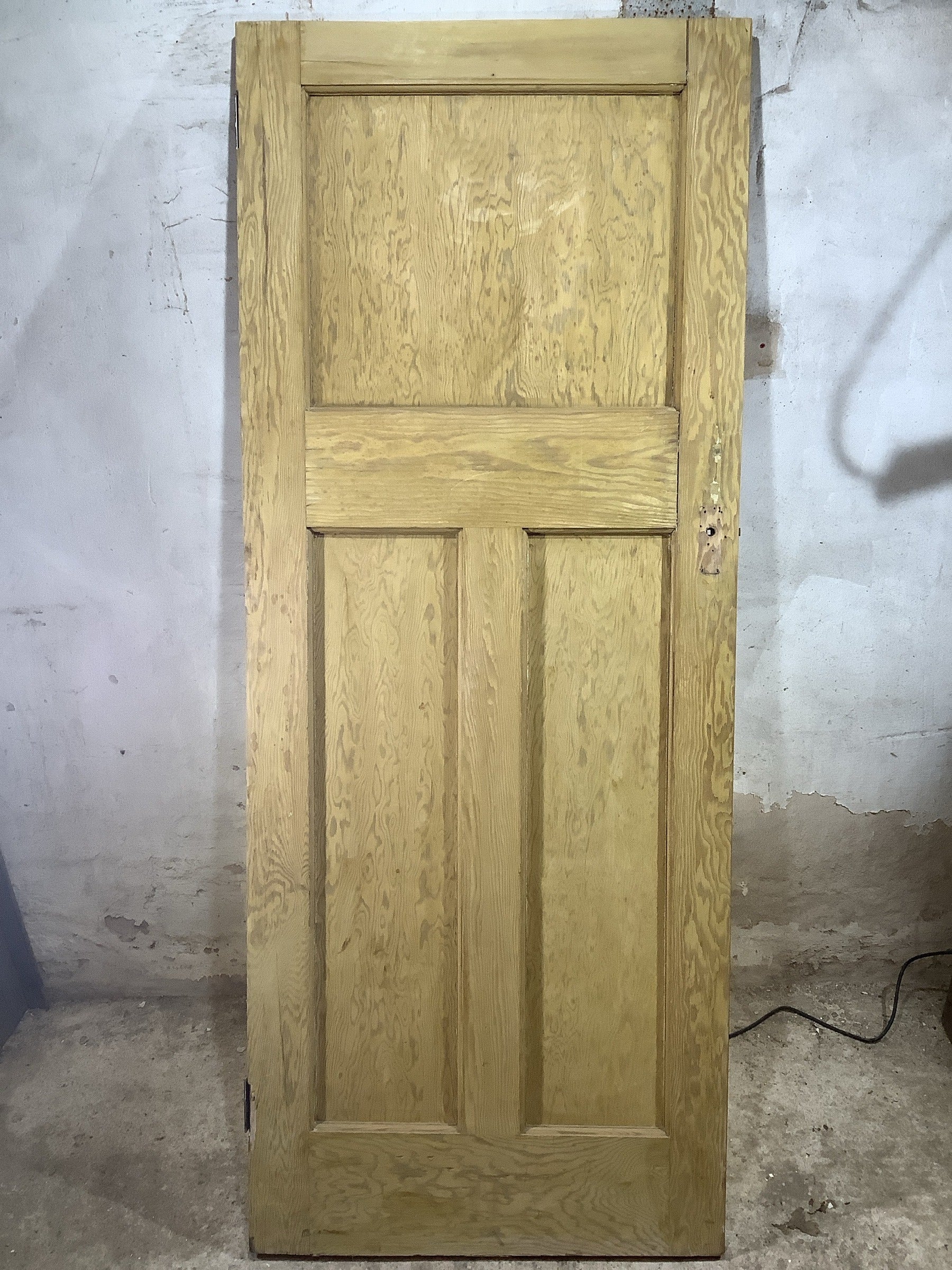 7th Pic 1930s Internal Stripped  Pitch Pine Reclaimed Door