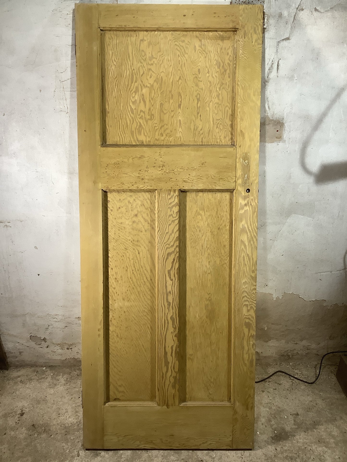 Main Picture 1930s Internal Stripped  Pitch Pine Reclaimed Door