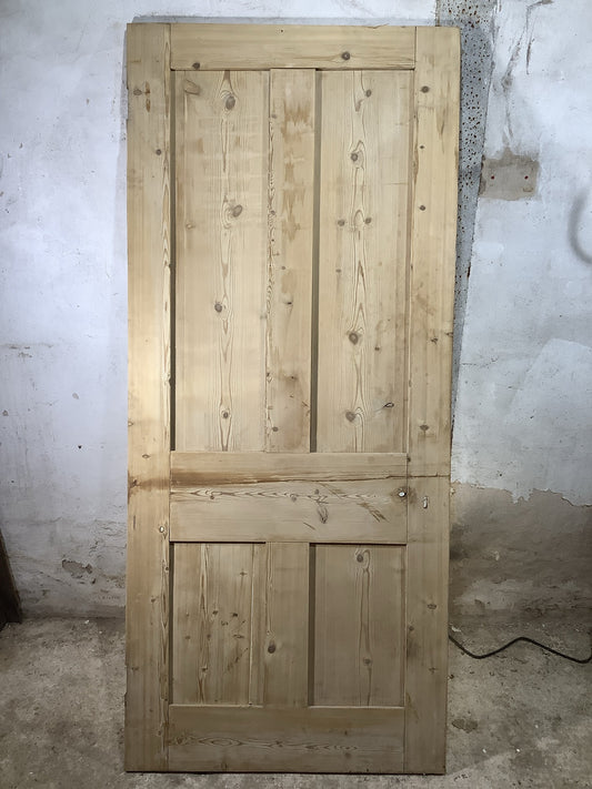 Main Picture Victorian Internal Stripped  Pine Reclaimed Door