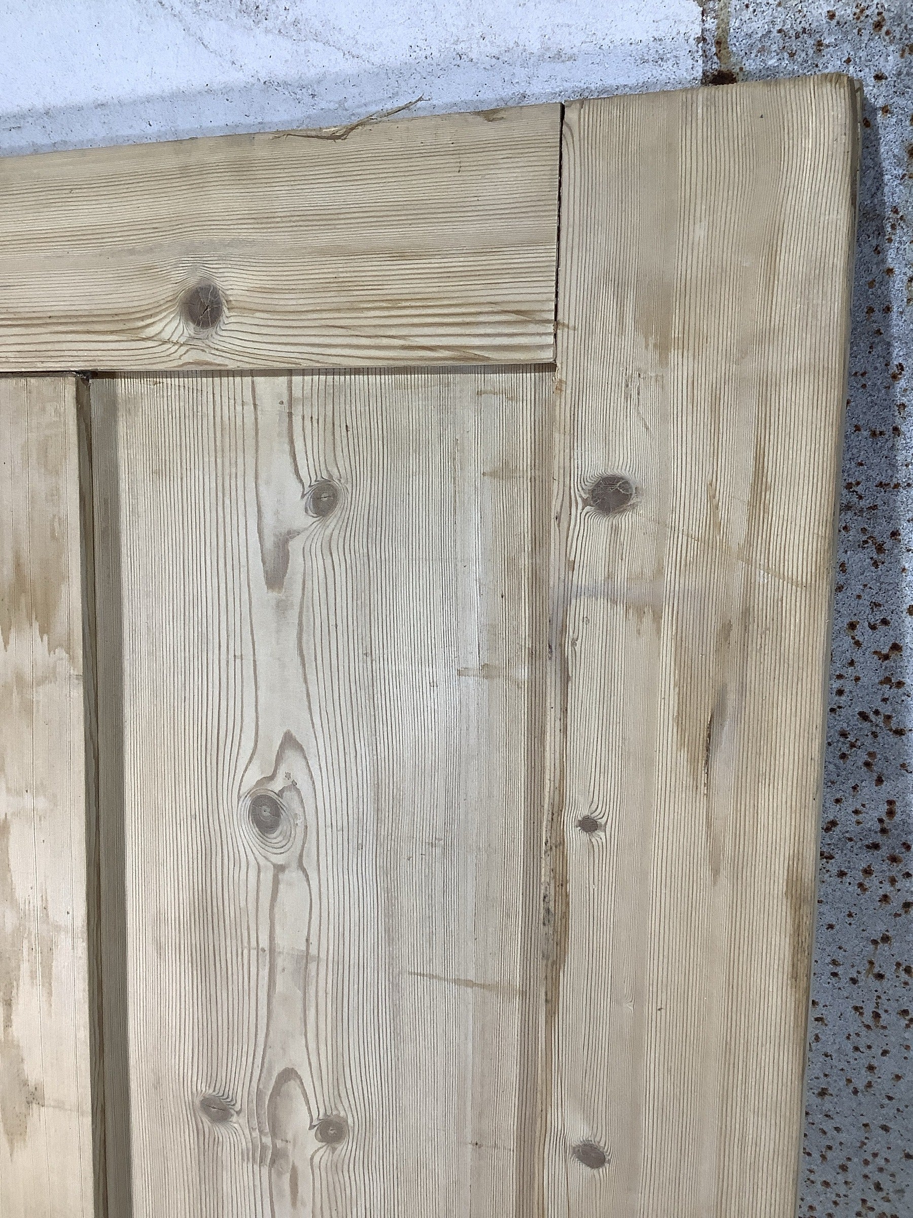 5th Pic Victorian Internal Stripped  Pine Reclaimed Door