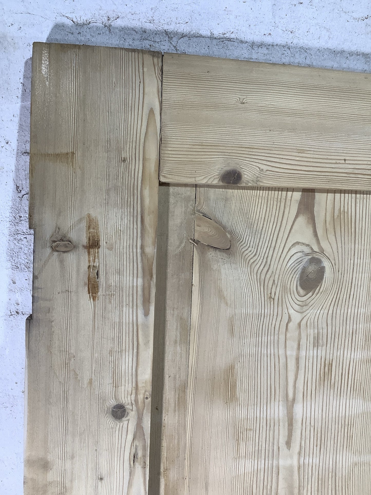 6th Pic Victorian Internal Stripped  Pine Reclaimed Door