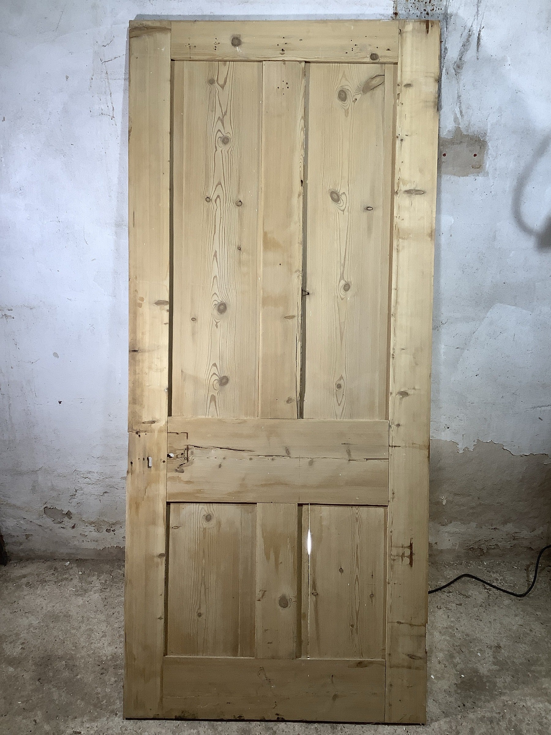 7th Pic Victorian Internal Stripped  Pine Reclaimed Door