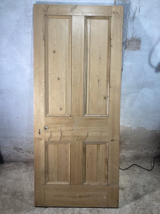 Main Picture Victorian Internal Stripped  Pine Reclaimed Door