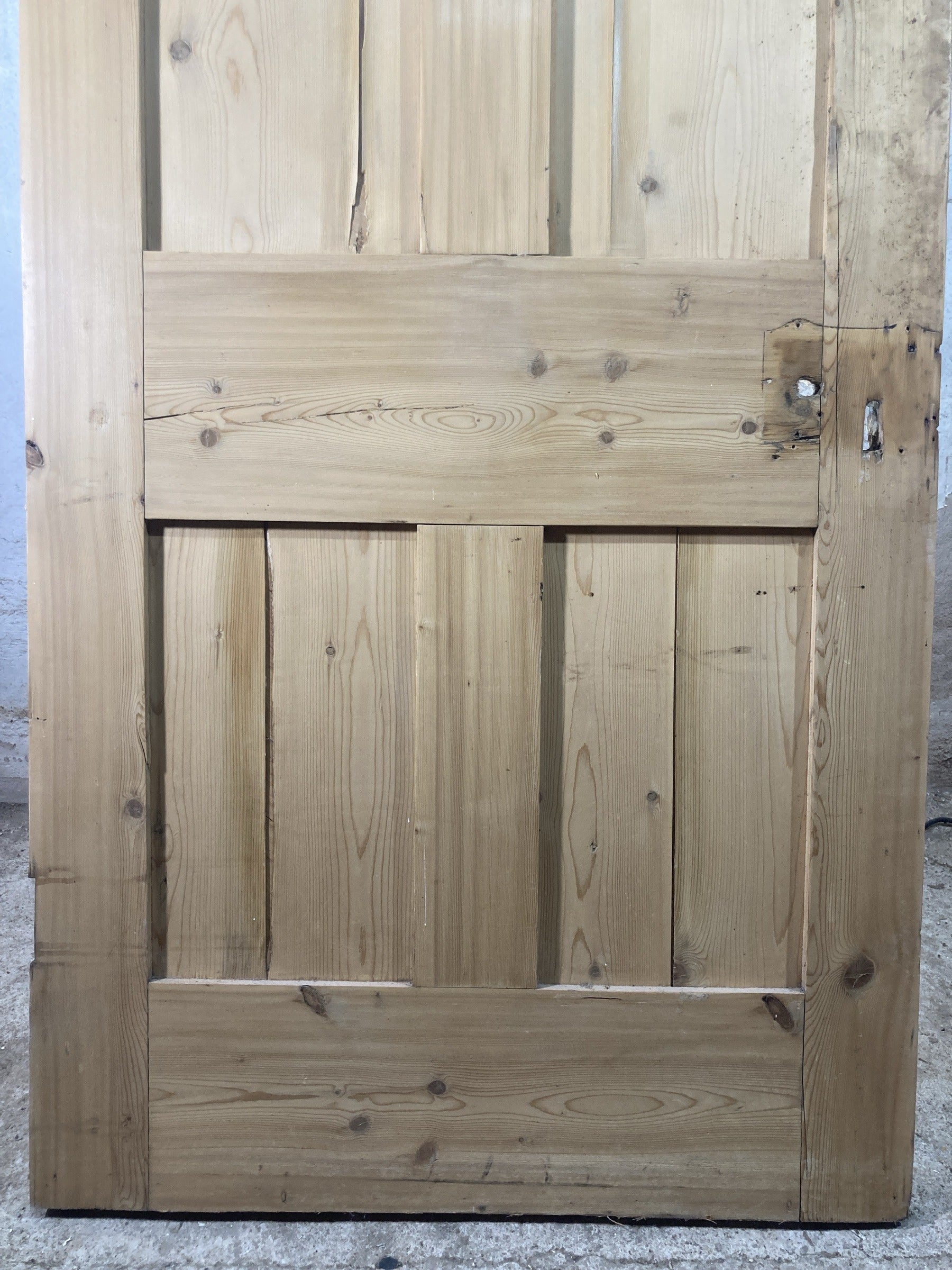 9th Pic Victorian Internal Stripped  Pine Reclaimed Door