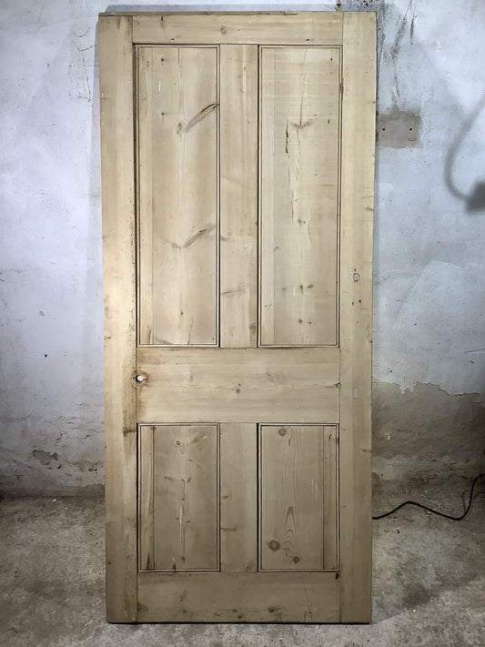 Main Picture Victorian Internal Stripped  Pine Reclaimed Door